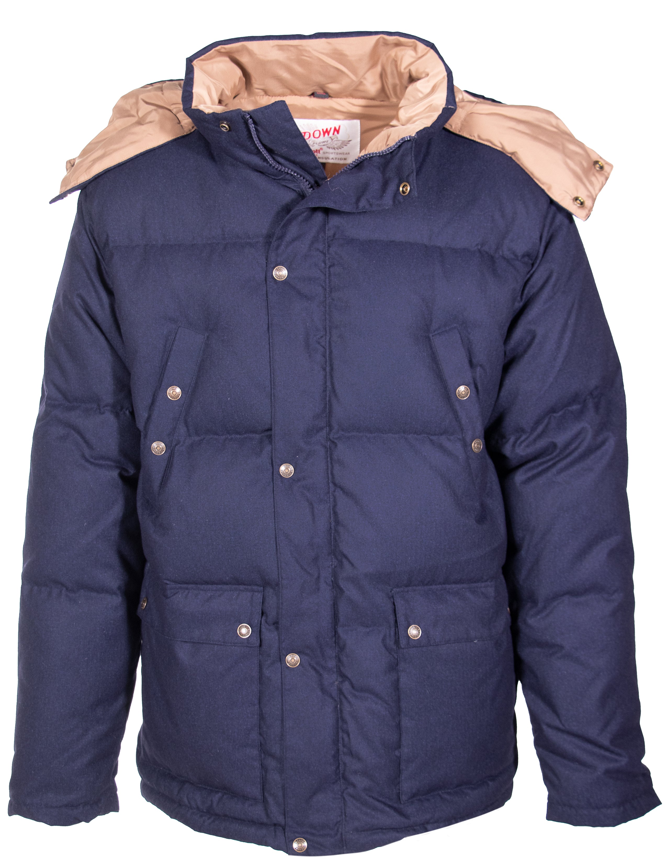 9040D - Down Filled Hooded Puffer Jacket – Schott N.Y.C.