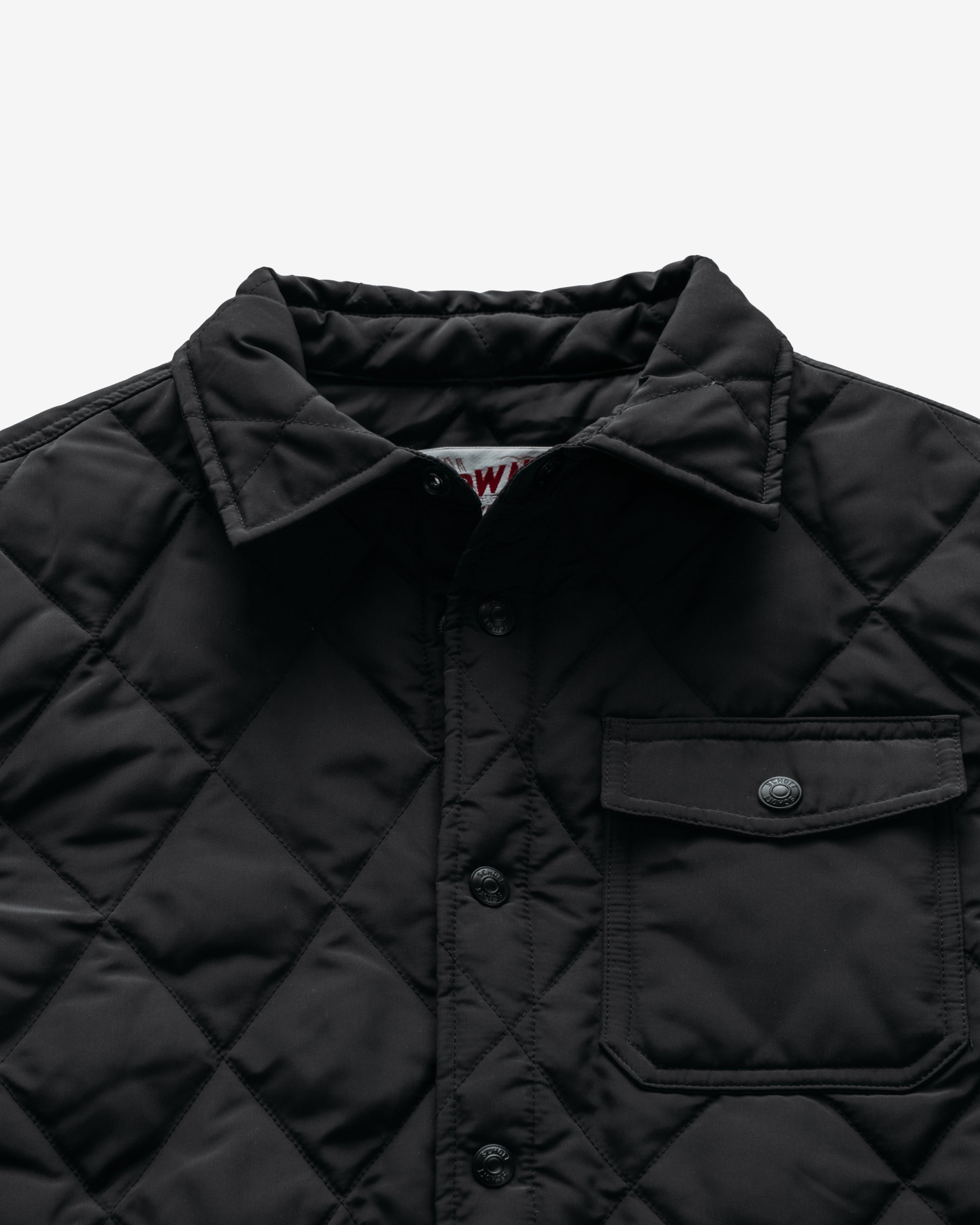 9122D - Down-filled Quilted Shirt Jacket – Schott N.Y.C.
