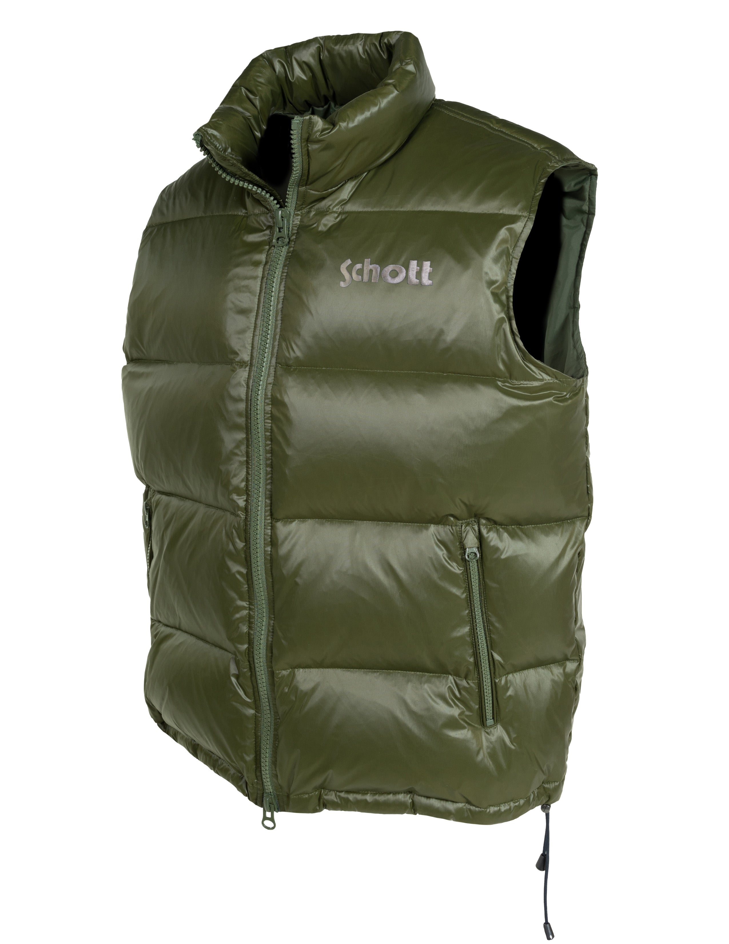 9264DV - Schott NYC - Nylon Down Filled Vest – Schott N.Y.C.