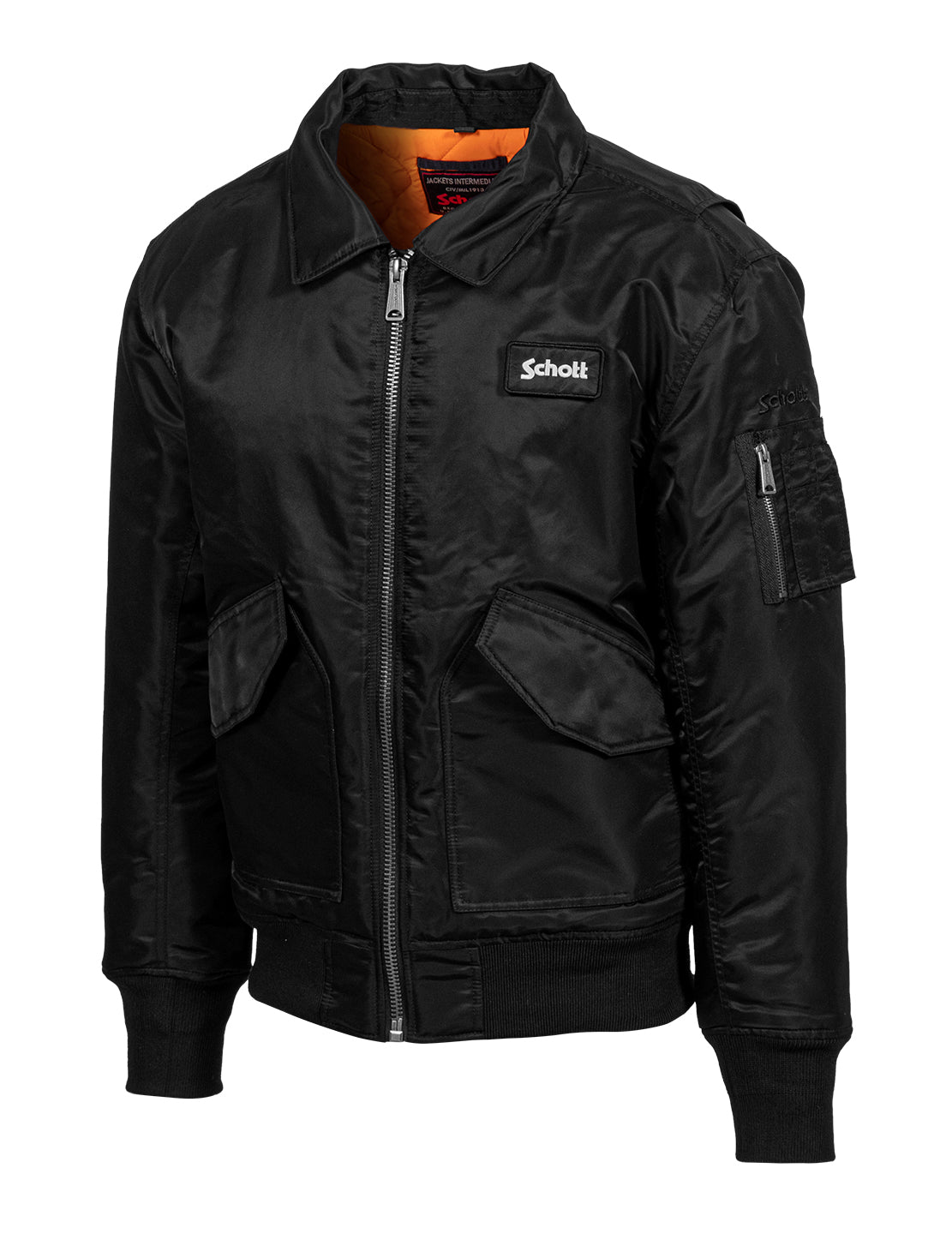 9335 - Nylon Flight Satin CWU Jacket – Schott N.Y.C.