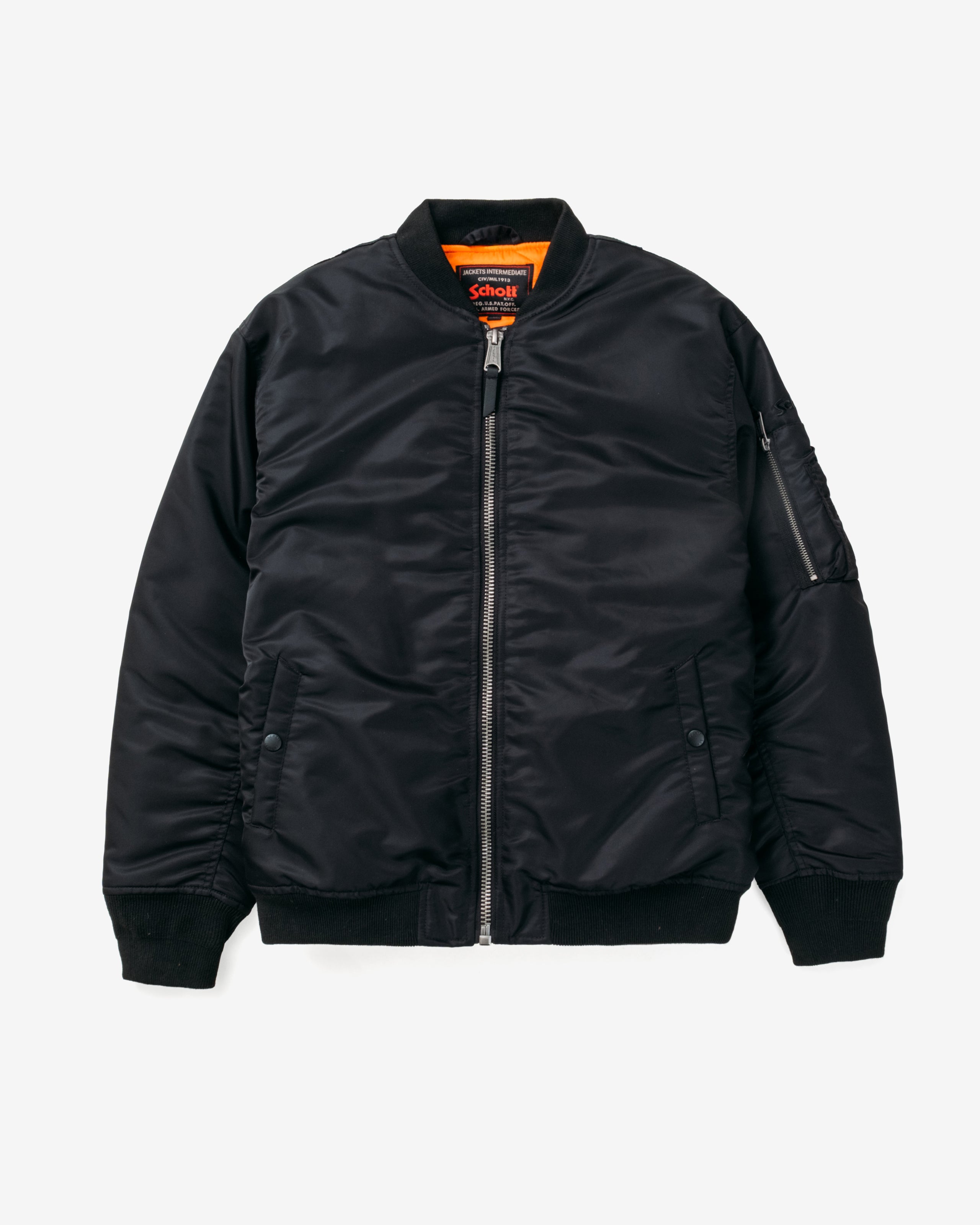 9428W - Women's Nylon MA-1 Jacket – Schott N.Y.C.