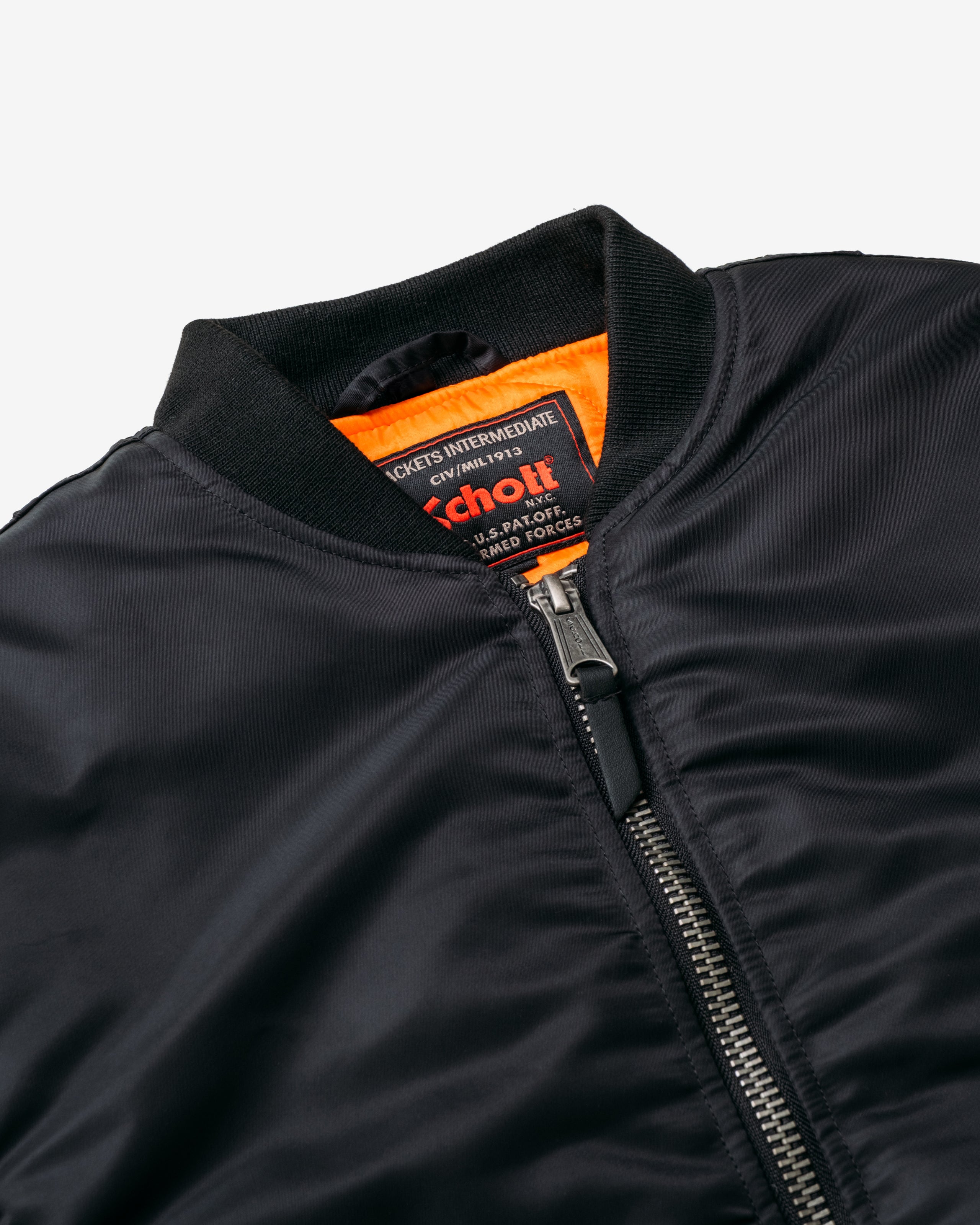 9428W - Women's Nylon MA-1 Jacket – Schott N.Y.C.