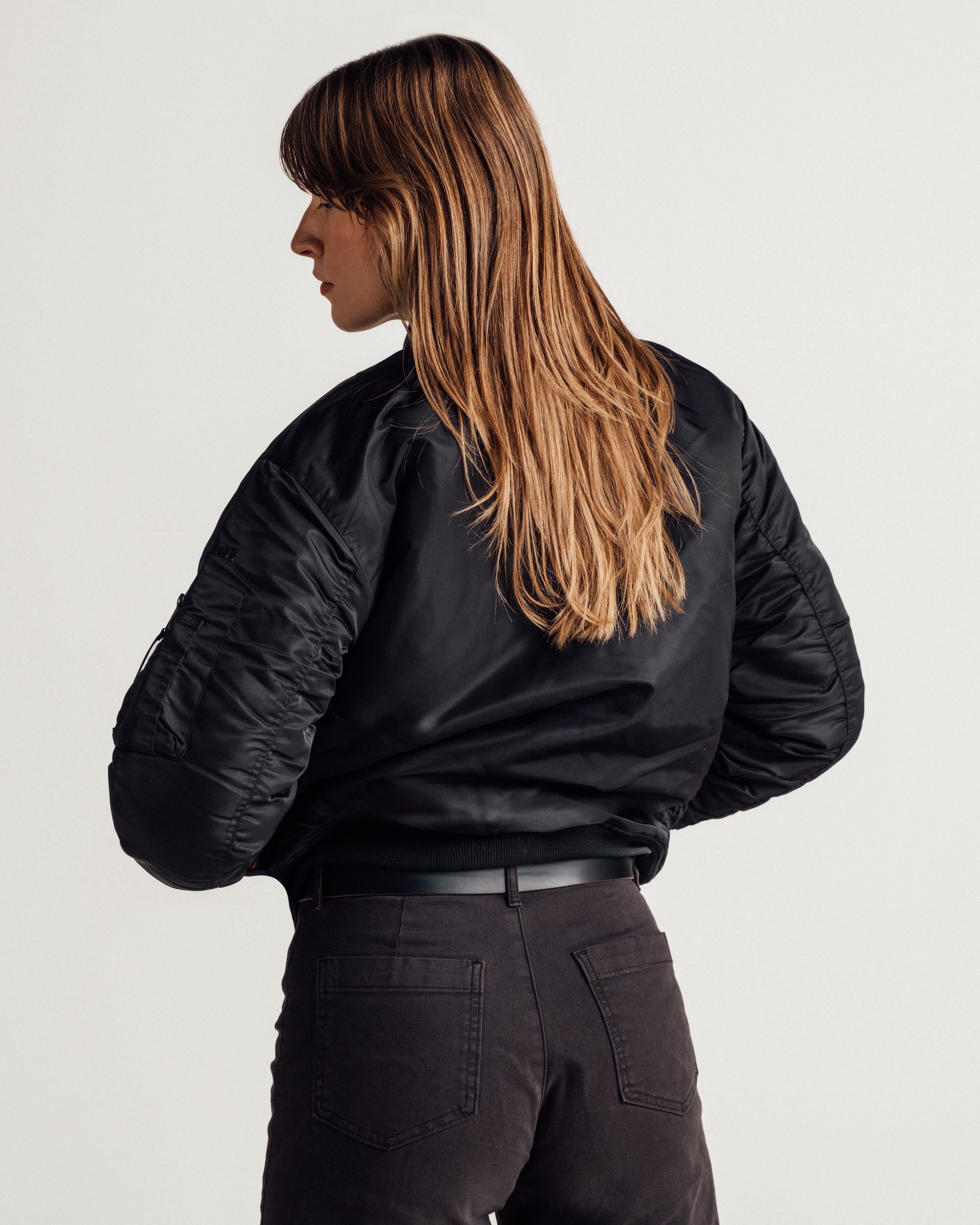 9428W - Women's Nylon MA-1 Jacket – Schott N.Y.C.