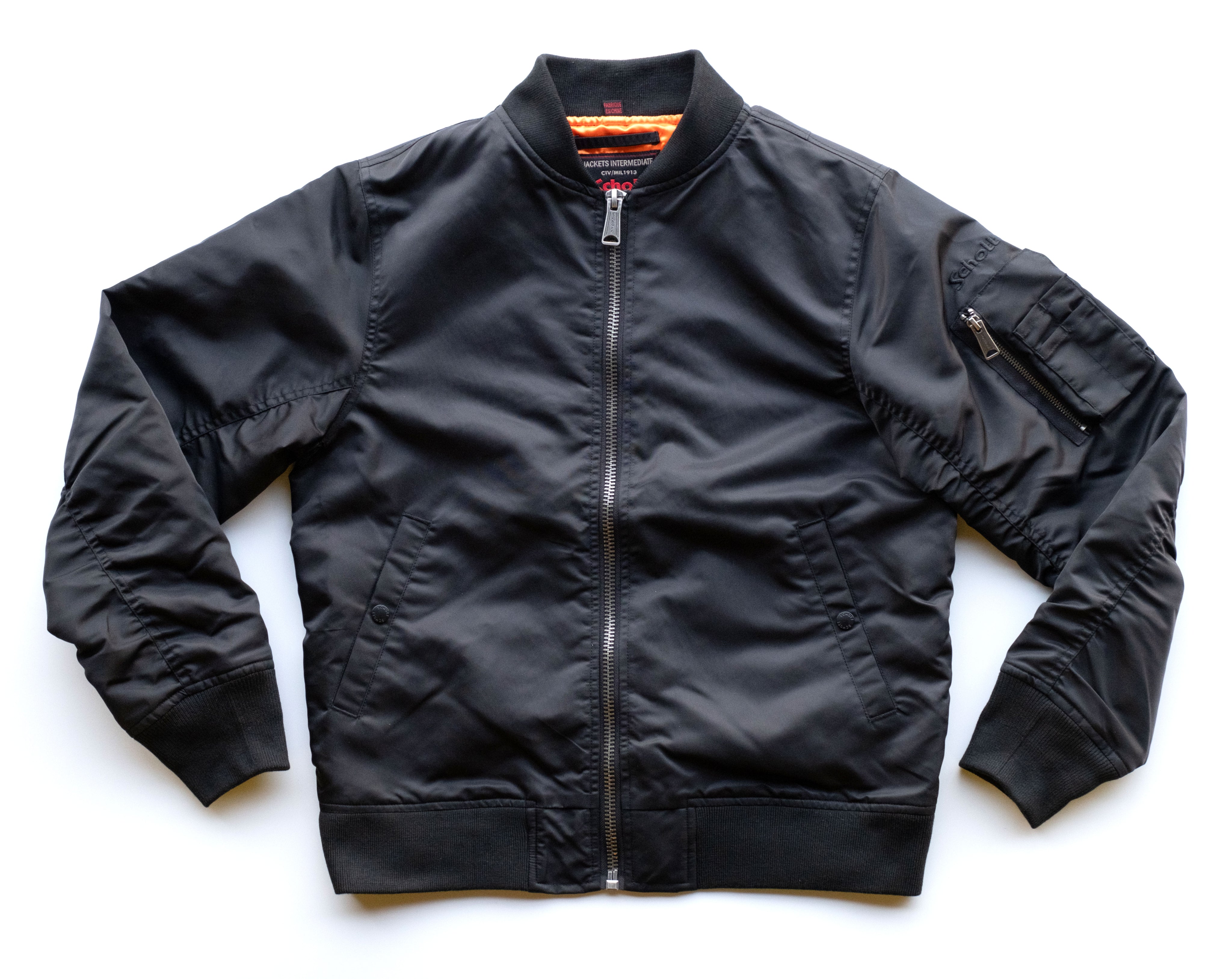 9508 - Nylon MA-1 Jacket – Schott N.Y.C.