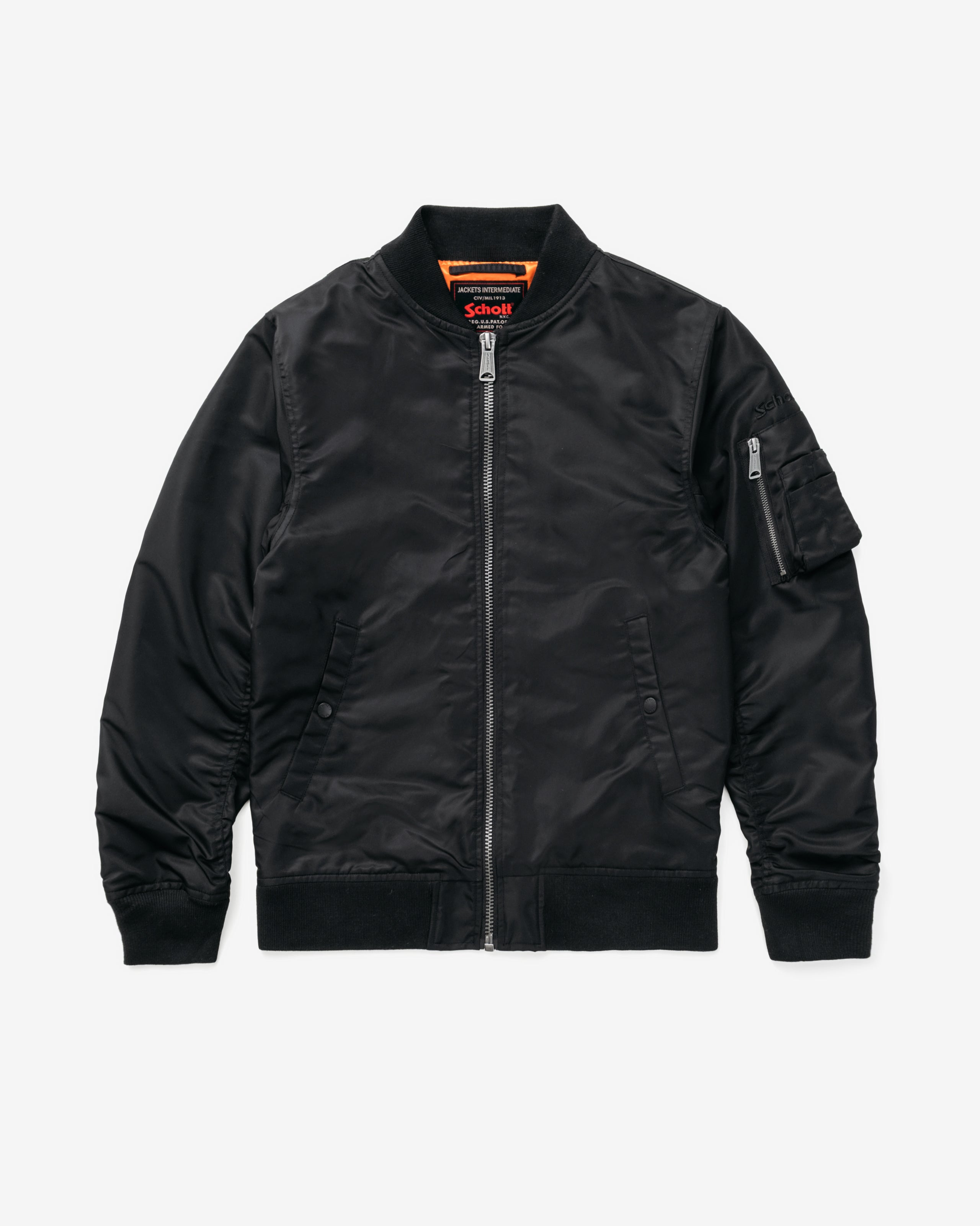 Schott　MA-1 Schott NYC Water Resistant MA-1 Flight Jacket | Nordstrom