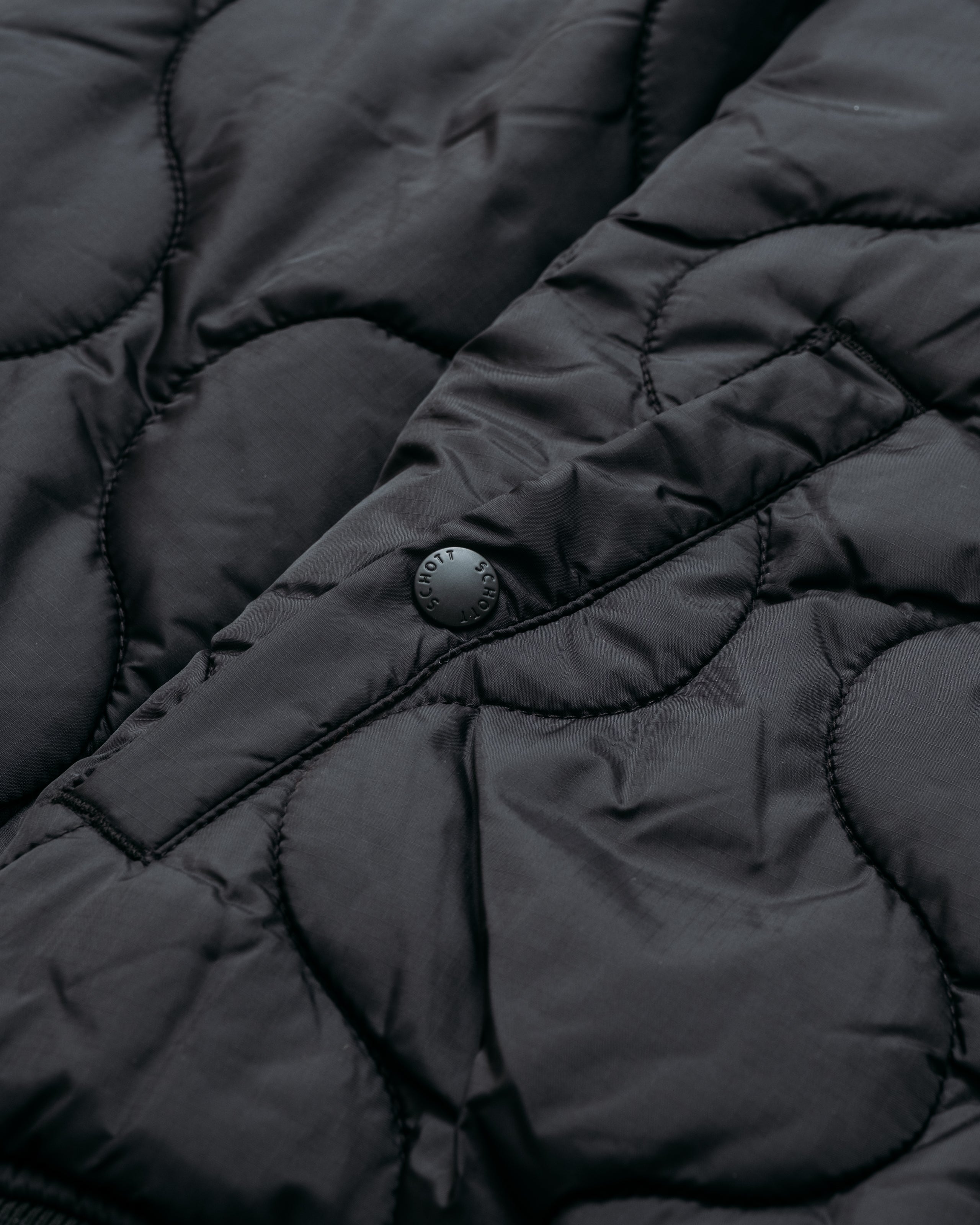 9518 - Quilted Ripstop Nylon MA-1 Jacket – Schott N.Y.C.