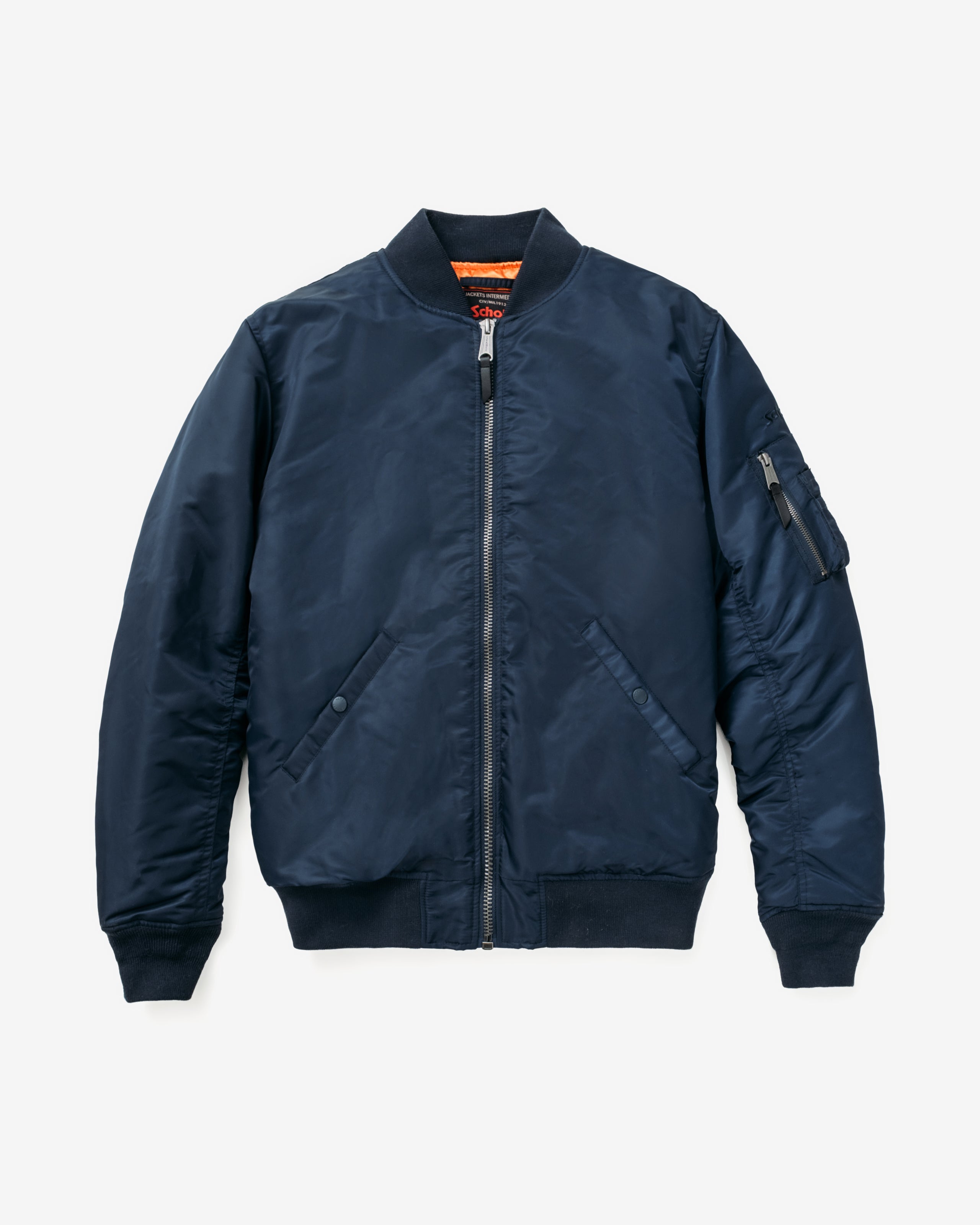 【schott×JOURNAL STANDARD 】NYLON MA-1 Schott Quilted Ripstop Nylon MA-1 Jacket - Lifestyles Sports