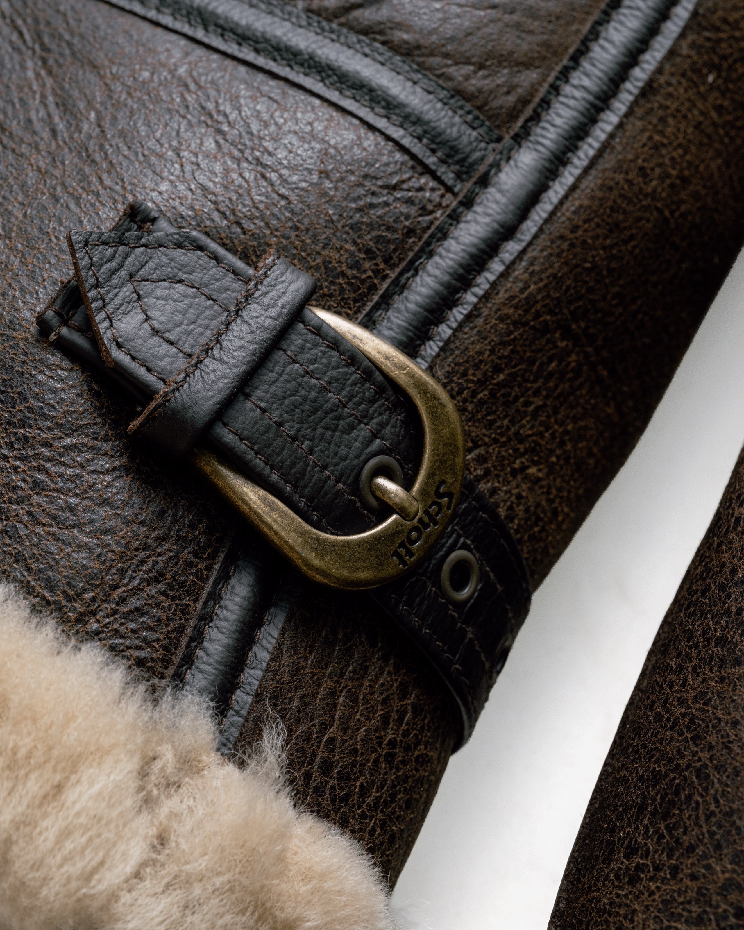 B-6 - B6 Sheepskin Jacket With Cowhide Trim – Schott N.Y.C.