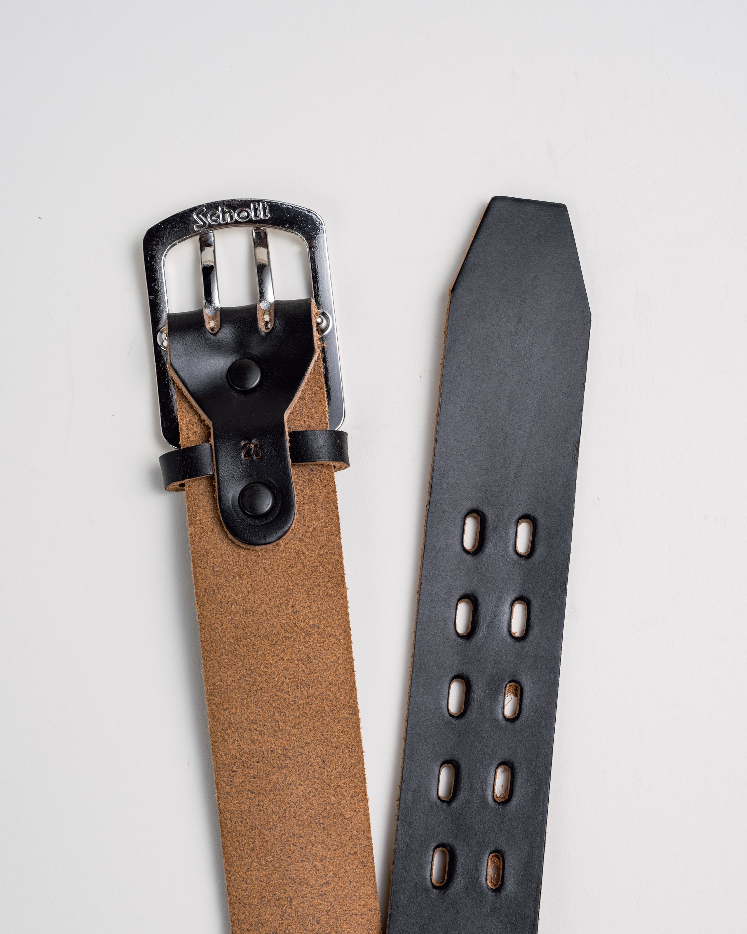 BLT300 - Double Prong Horween Belt – Schott N.Y.C.