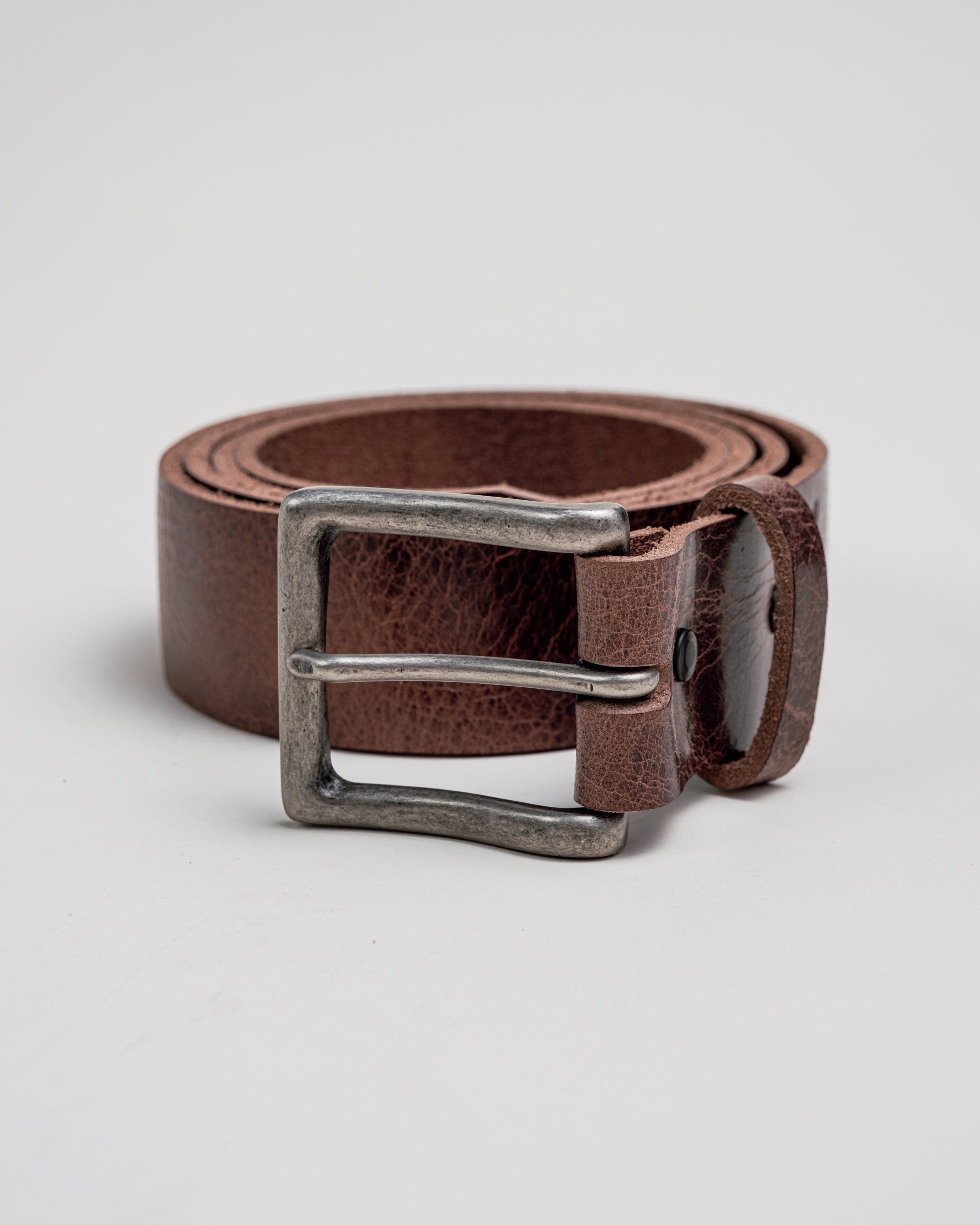 BLT71 - Leather Belt with Antique Nickel Buckle – Schott N.Y.C.