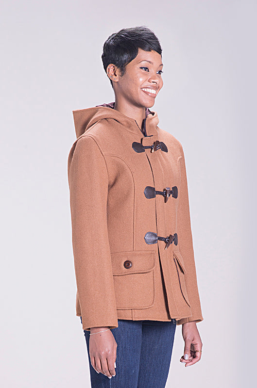 DU732W - Women's Cropped Wool Duffle Coat – Schott N.Y.C.