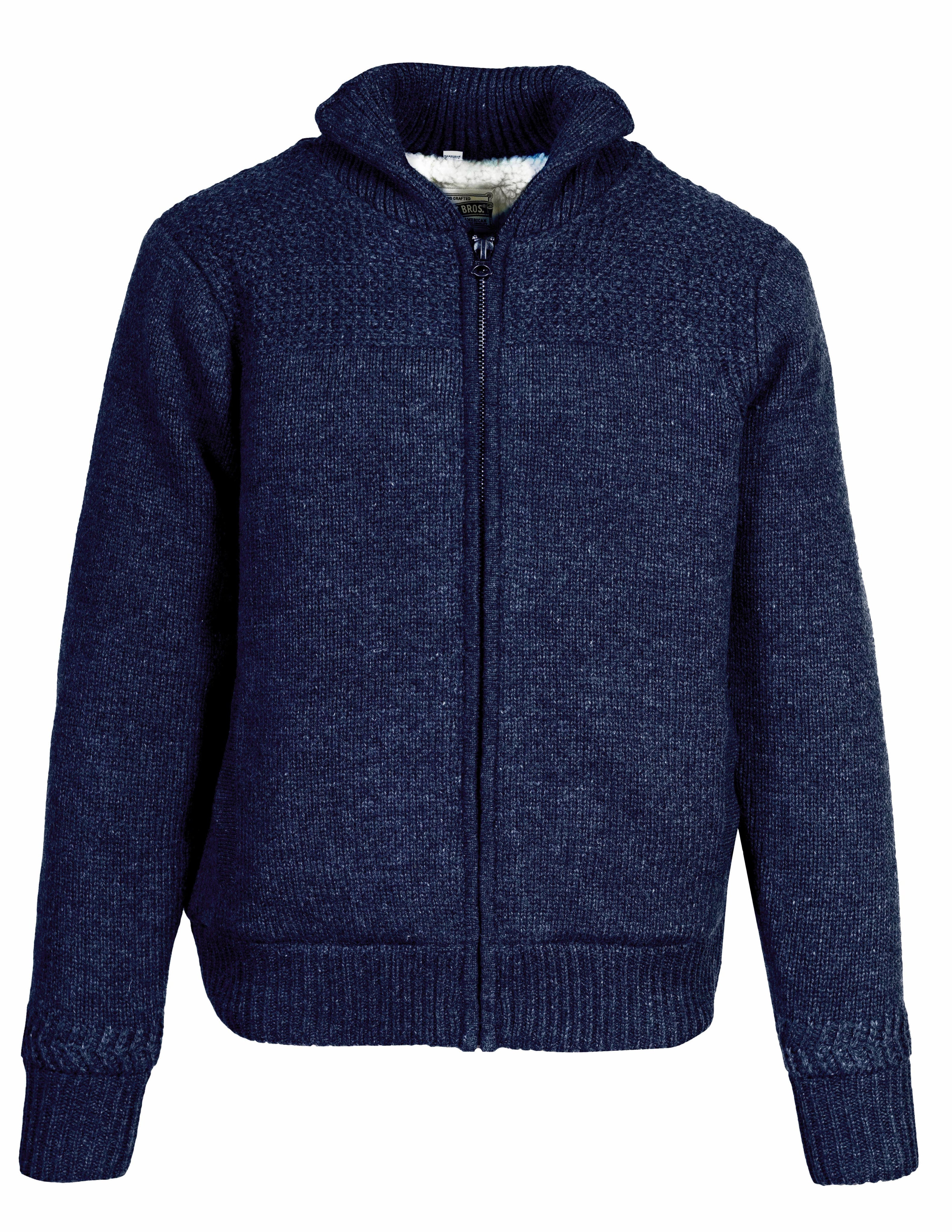F1522 - Shawl Collar Sweater Jacket – Schott N.Y.C.