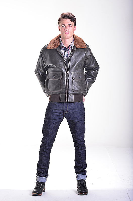 G1S - G-1 Leather Flight Jacket – Schott N.Y.C. G1S - G-1 Leather Flight Jacket – Schott N.Y.C.