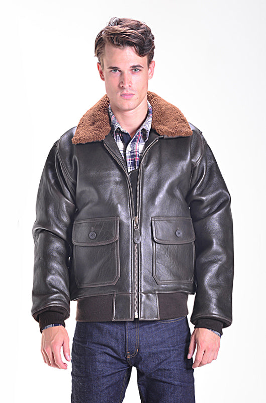 フォーティエイト SCHOTT G-1 フライトジャケット 本革 G1S - G-1 Leather Flight Jacket – Schott N.Y.C.