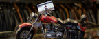 GC ZZZ - Gift card classic put on a motorcycle model
