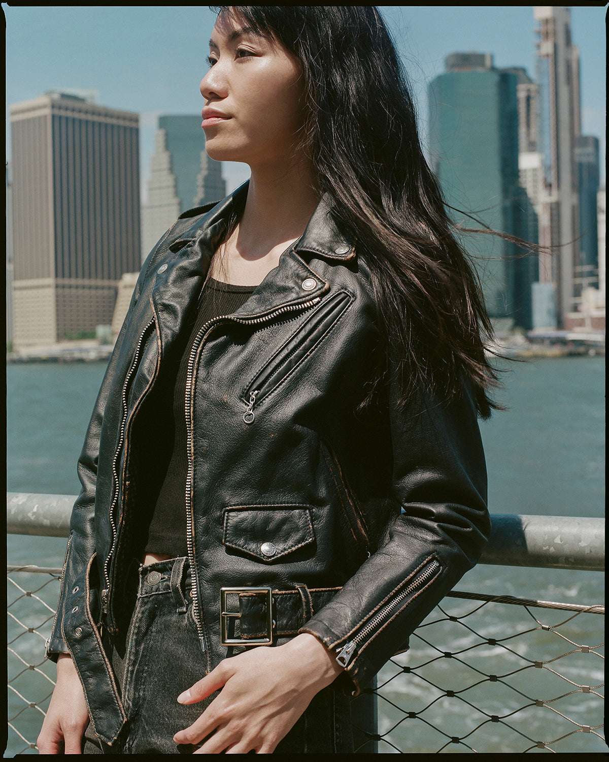 PER71W - Women's Hand Vintaged Cowhide Perfecto Jacket – Schott N.Y.C.