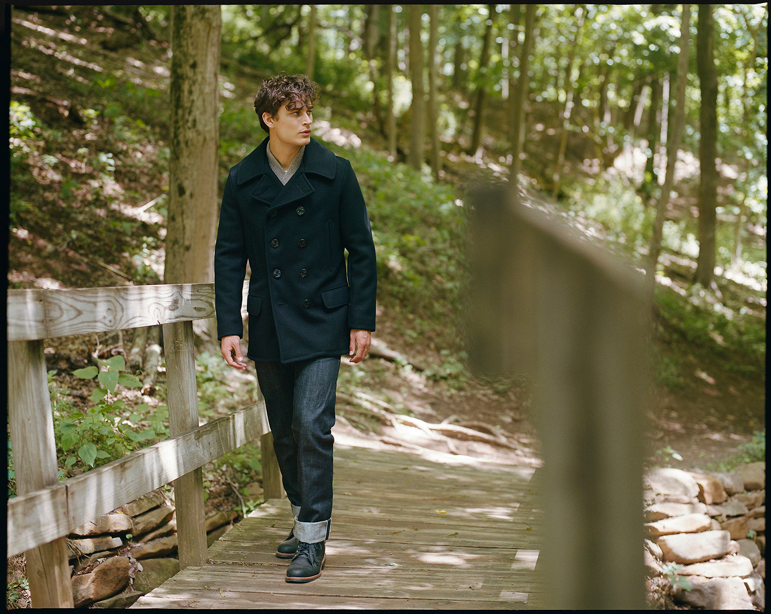 782USA - Melton Wool Peacoat – Schott N.Y.C.