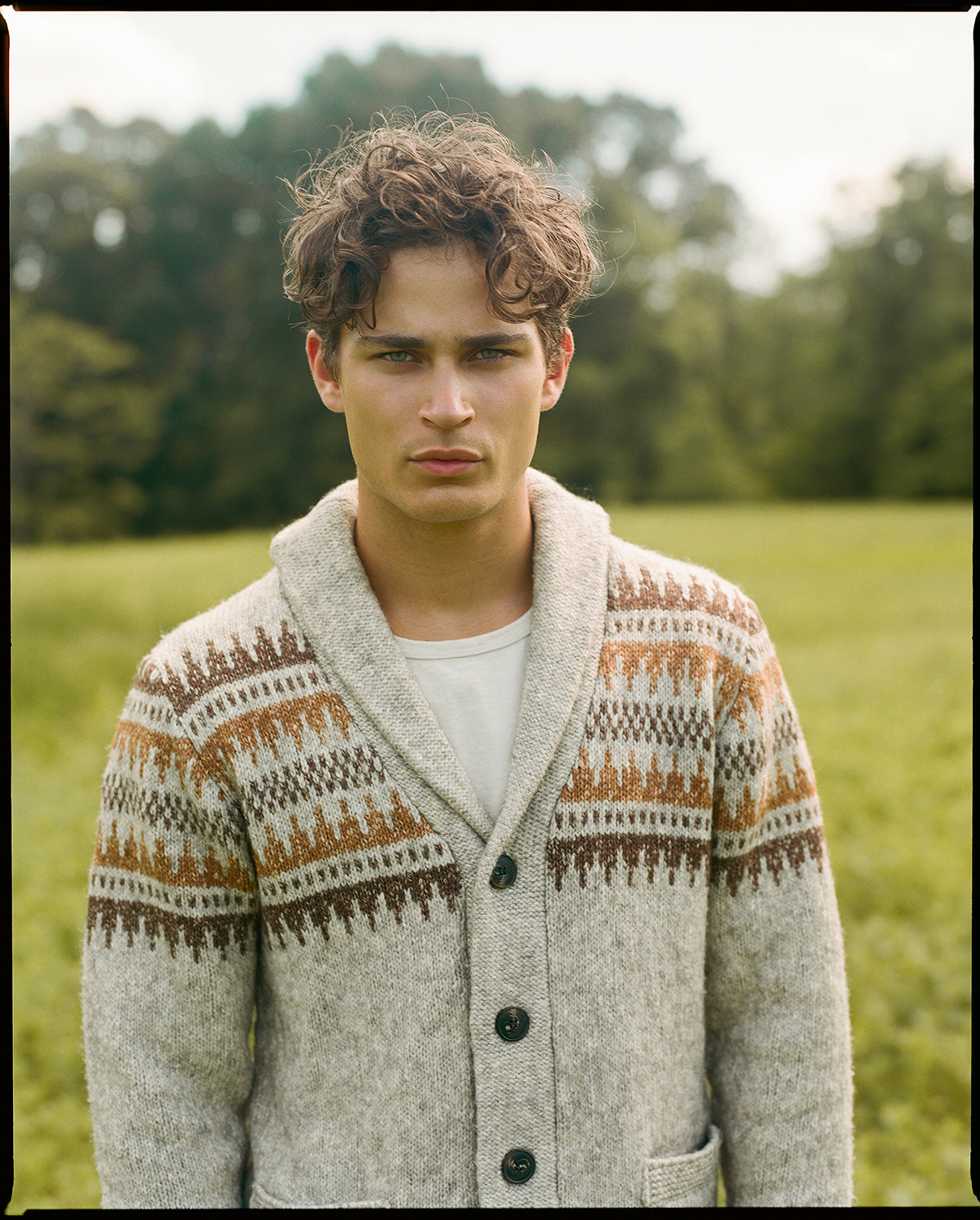 SW2137 - Yak Blend Motif Cardigan – Schott N.Y.C.