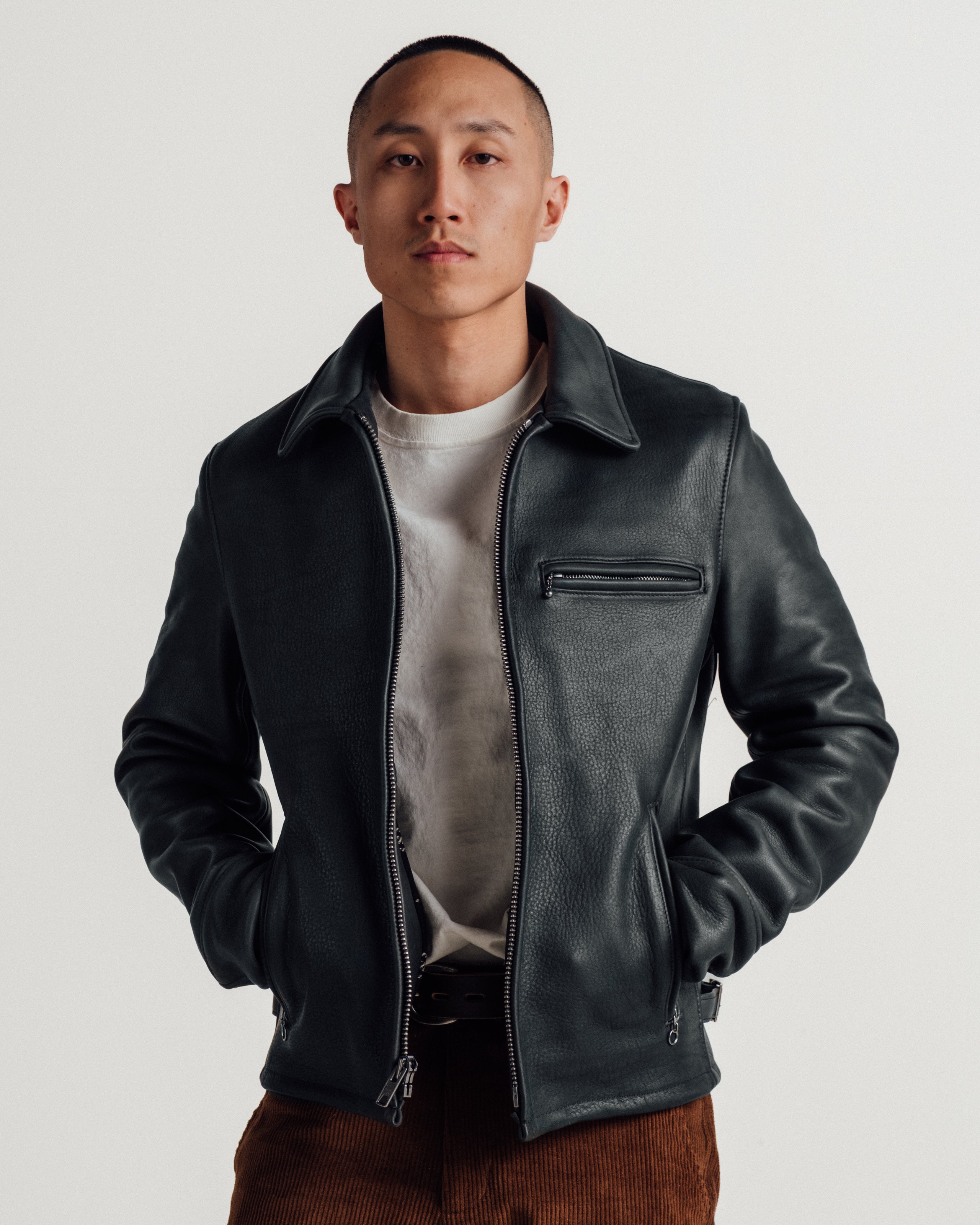 SCHOTT / レザージャケット schott - ☆新品同様☆Schott663 プルオーバー レザージャケット L