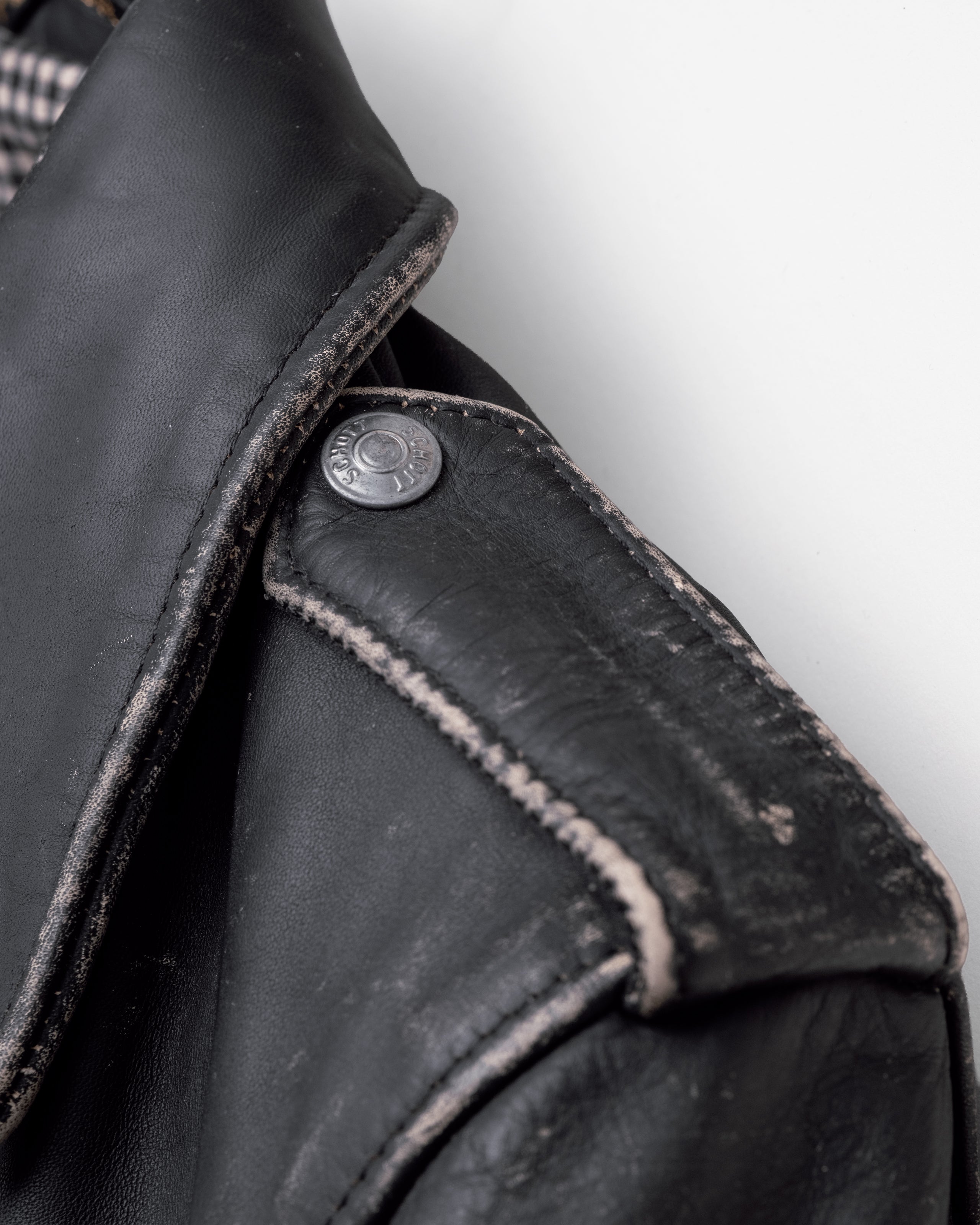 PER70 | Vintaged Fitted Perfecto® Motorcycle Jacket – Schott N.Y.C.