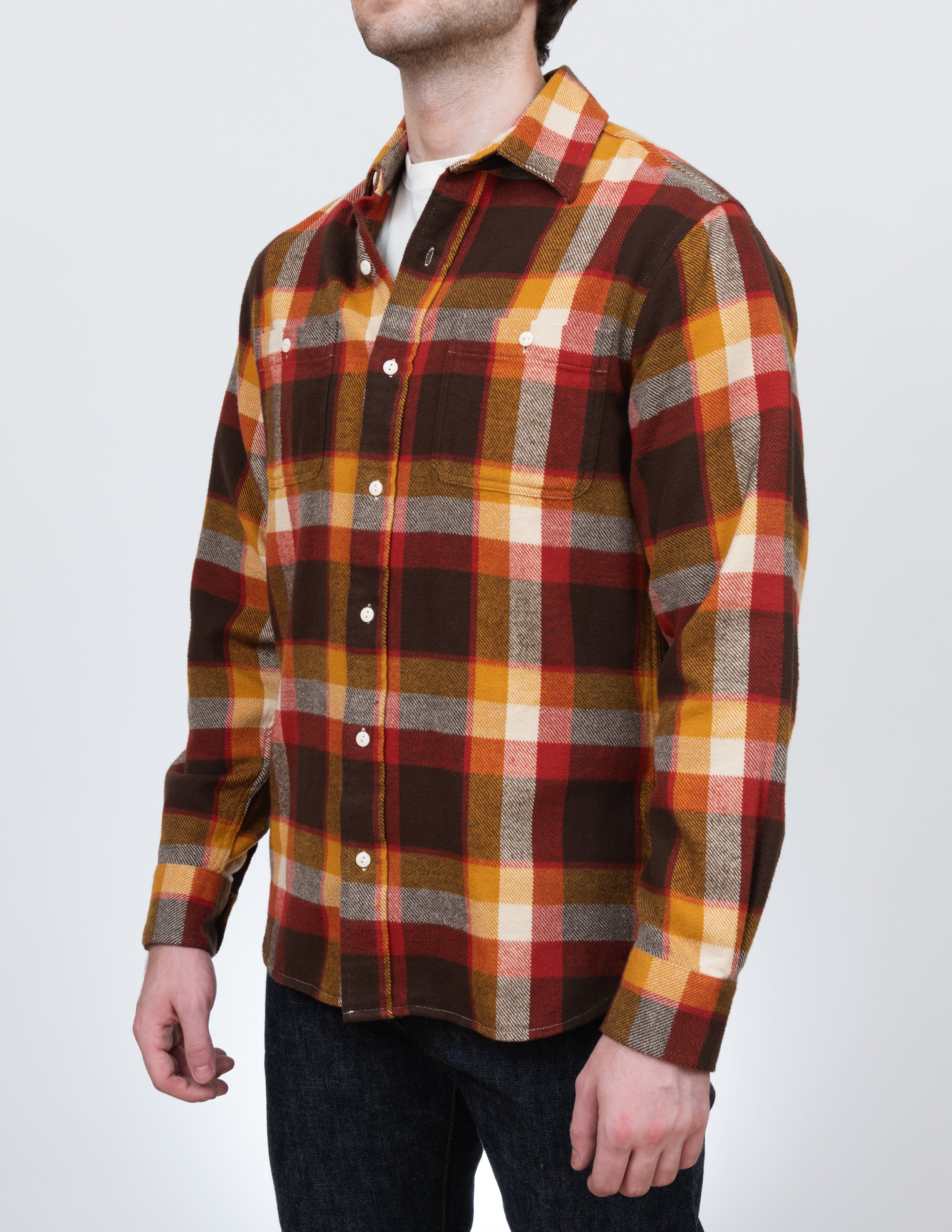 SH2135 - Plaid Cotton Flannel Shirt – Schott N.Y.C.