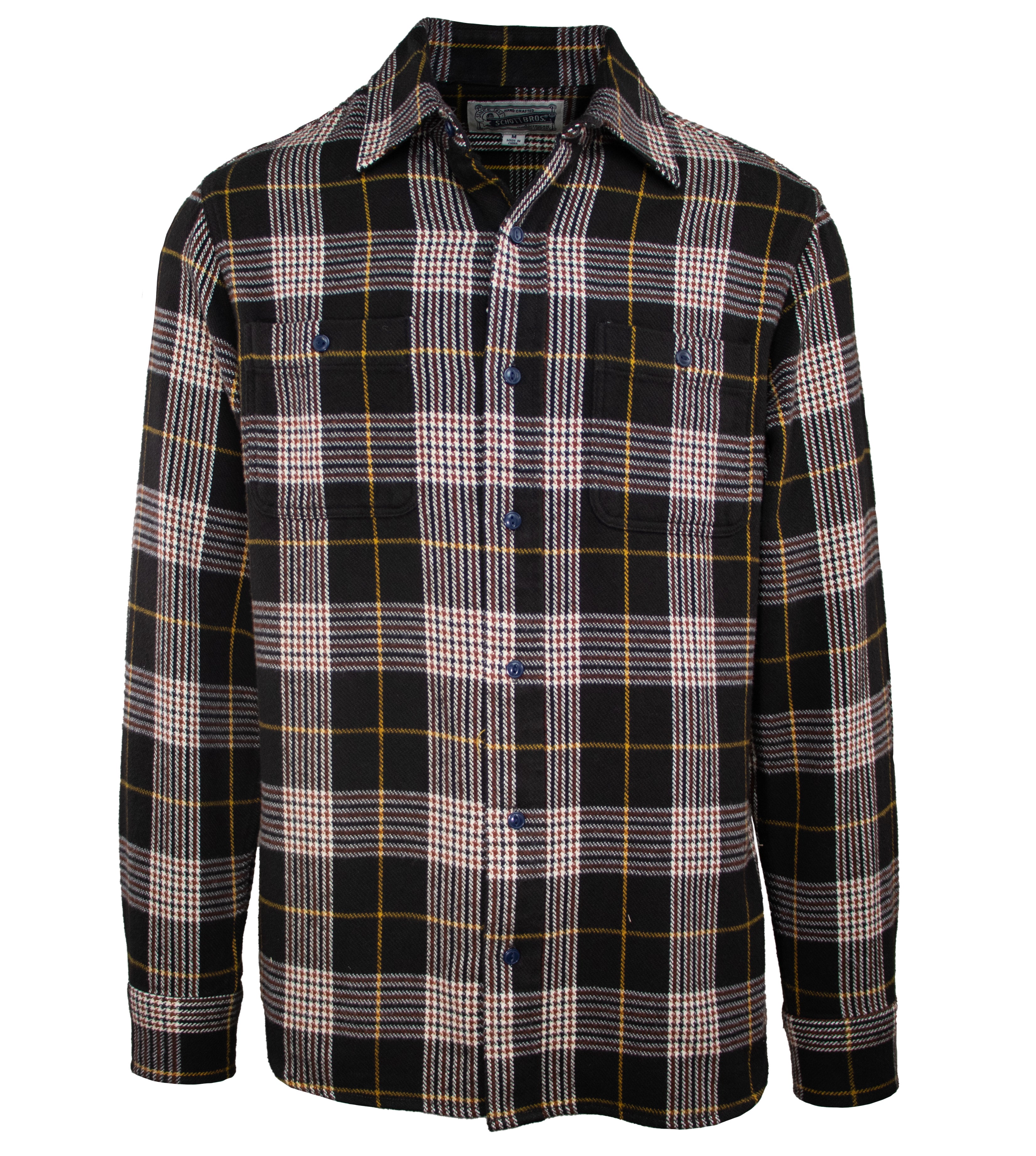 SH2135 - Plaid Cotton Flannel Shirt – Schott N.Y.C.