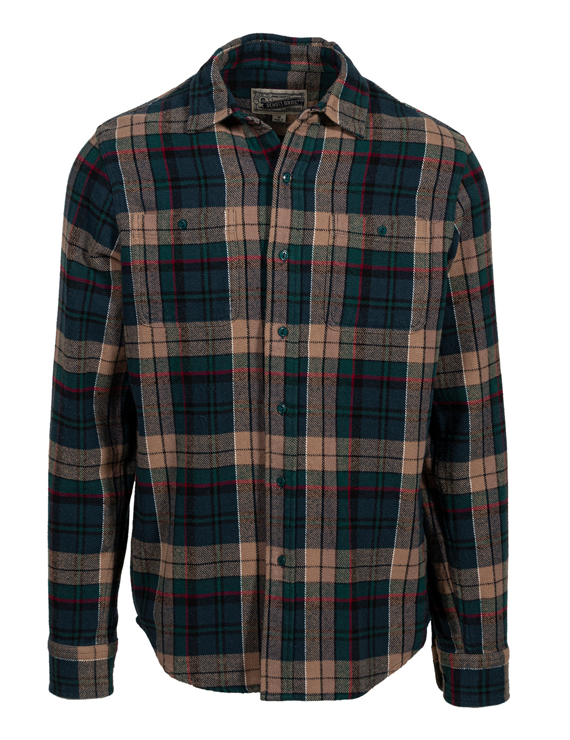SH2135 - Plaid Cotton Flannel Shirt – Schott N.Y.C.