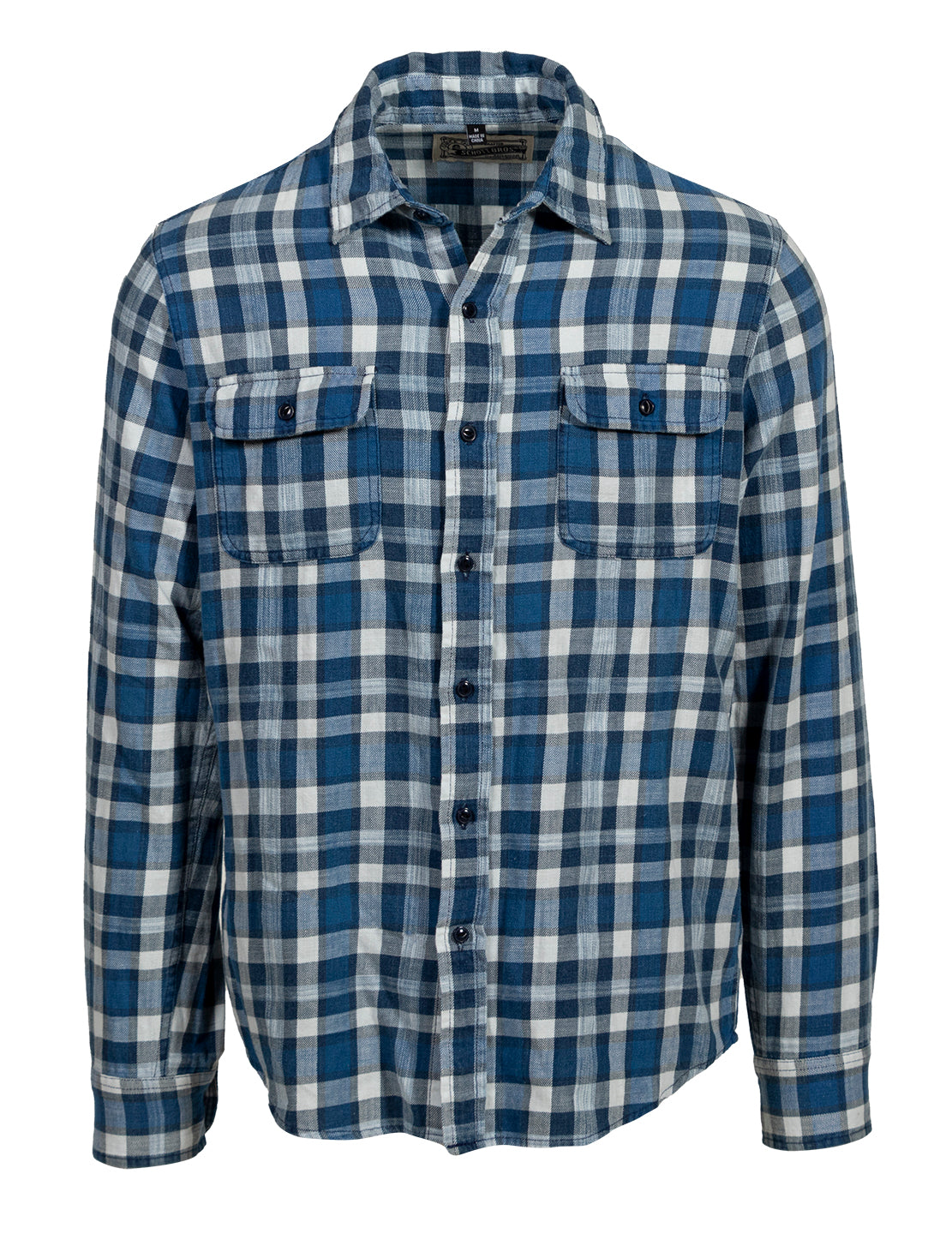 SH2306 - Long Sleeve Cotton Slub Weave Work Shirt – Schott N.Y.C.