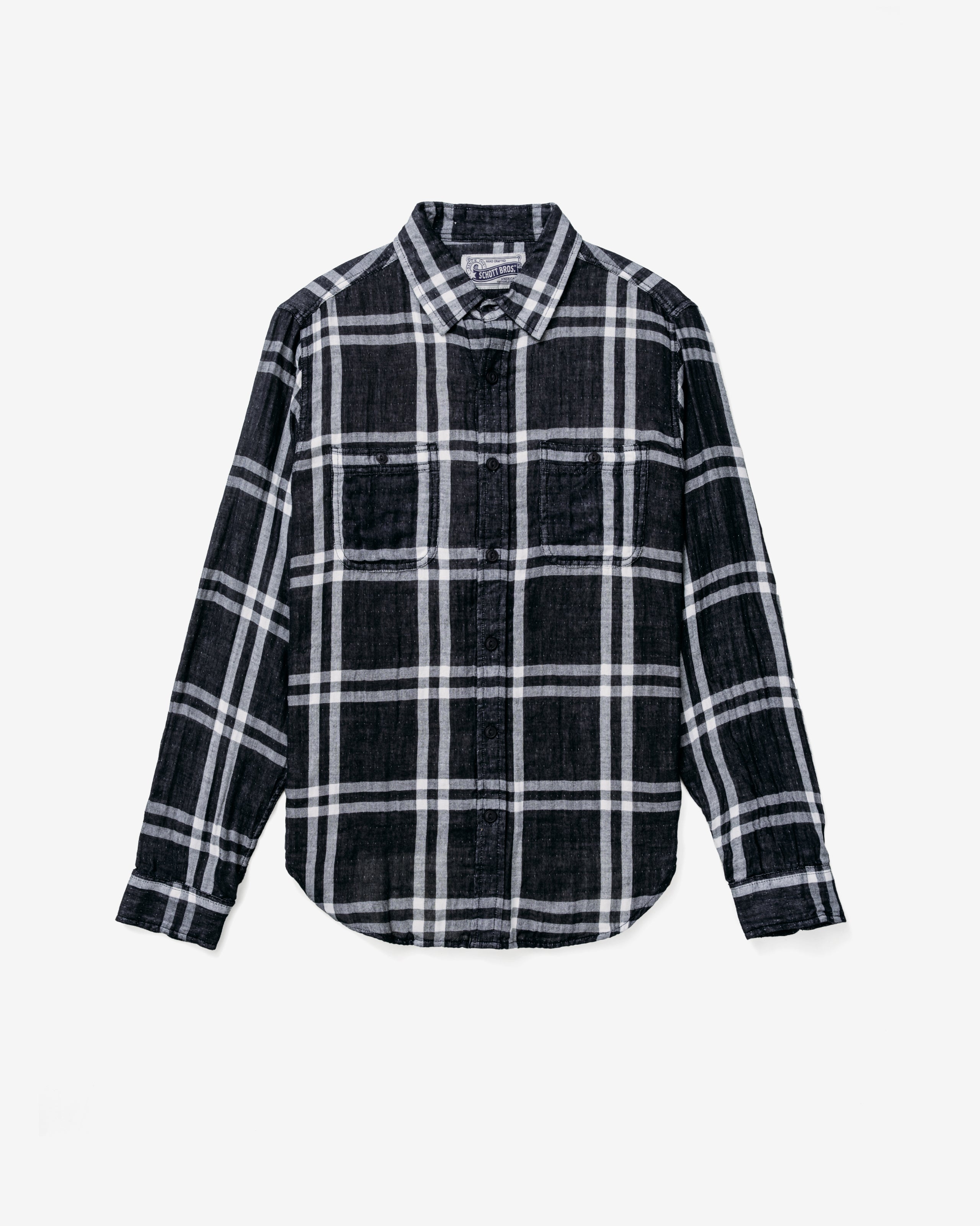 SH2403 - Double Weave Plaid Work Shirt – Schott N.Y.C.