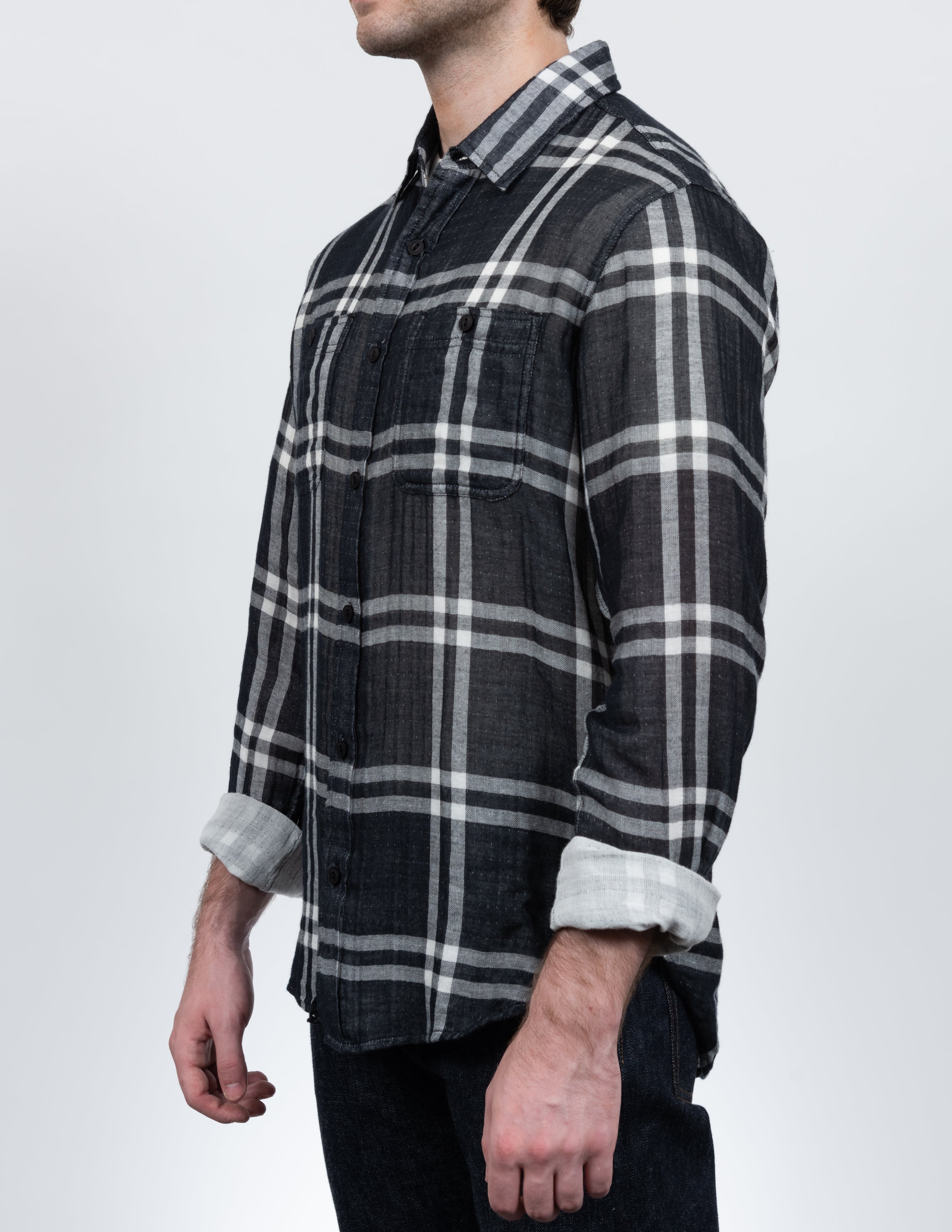 SH2403 - Double Weave Plaid Work Shirt – Schott N.Y.C.