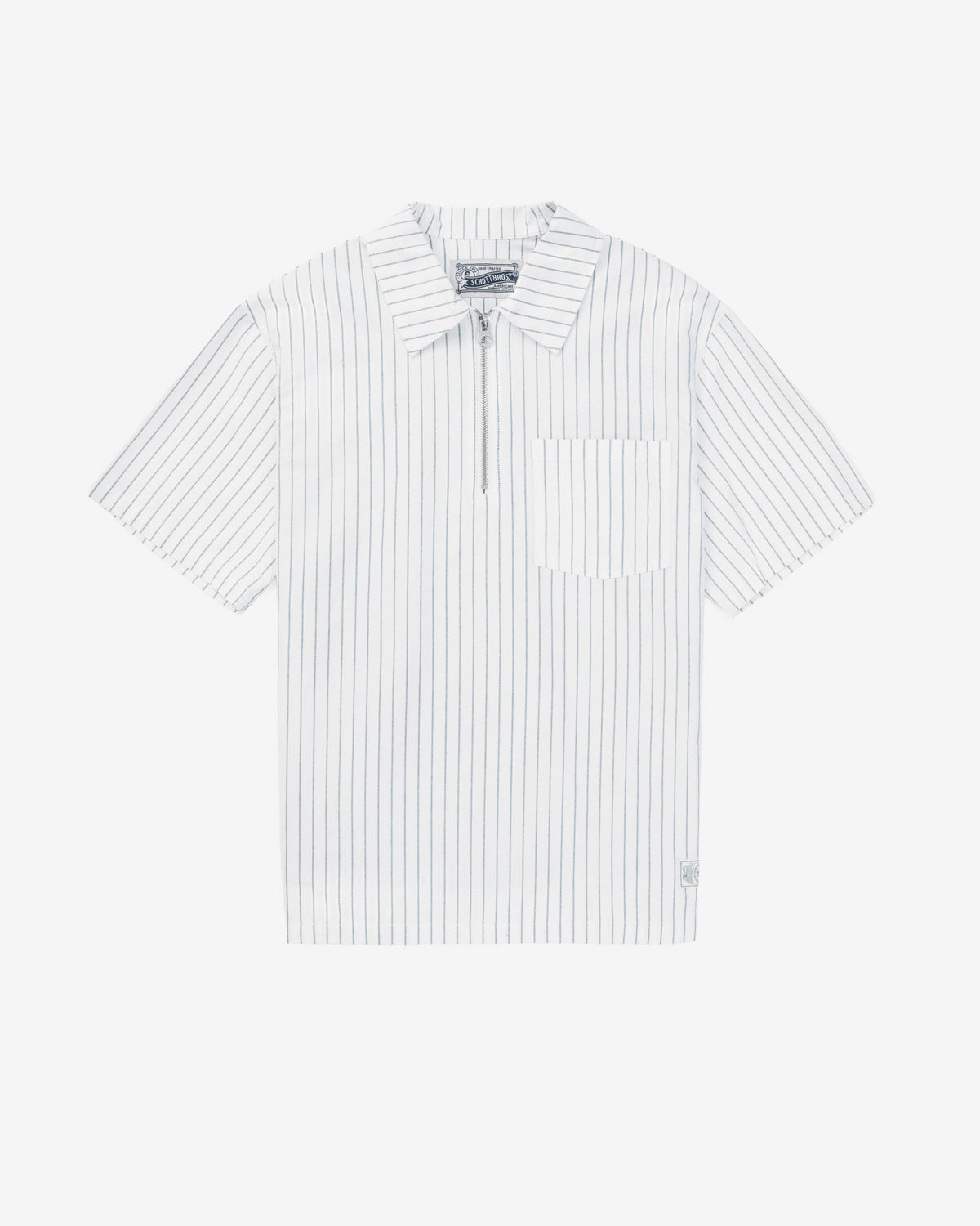 quarter zip over dress shirt Performance Pullover 32 inch waist wearing a size medium Schott 1/4 Zip Short Sleeve