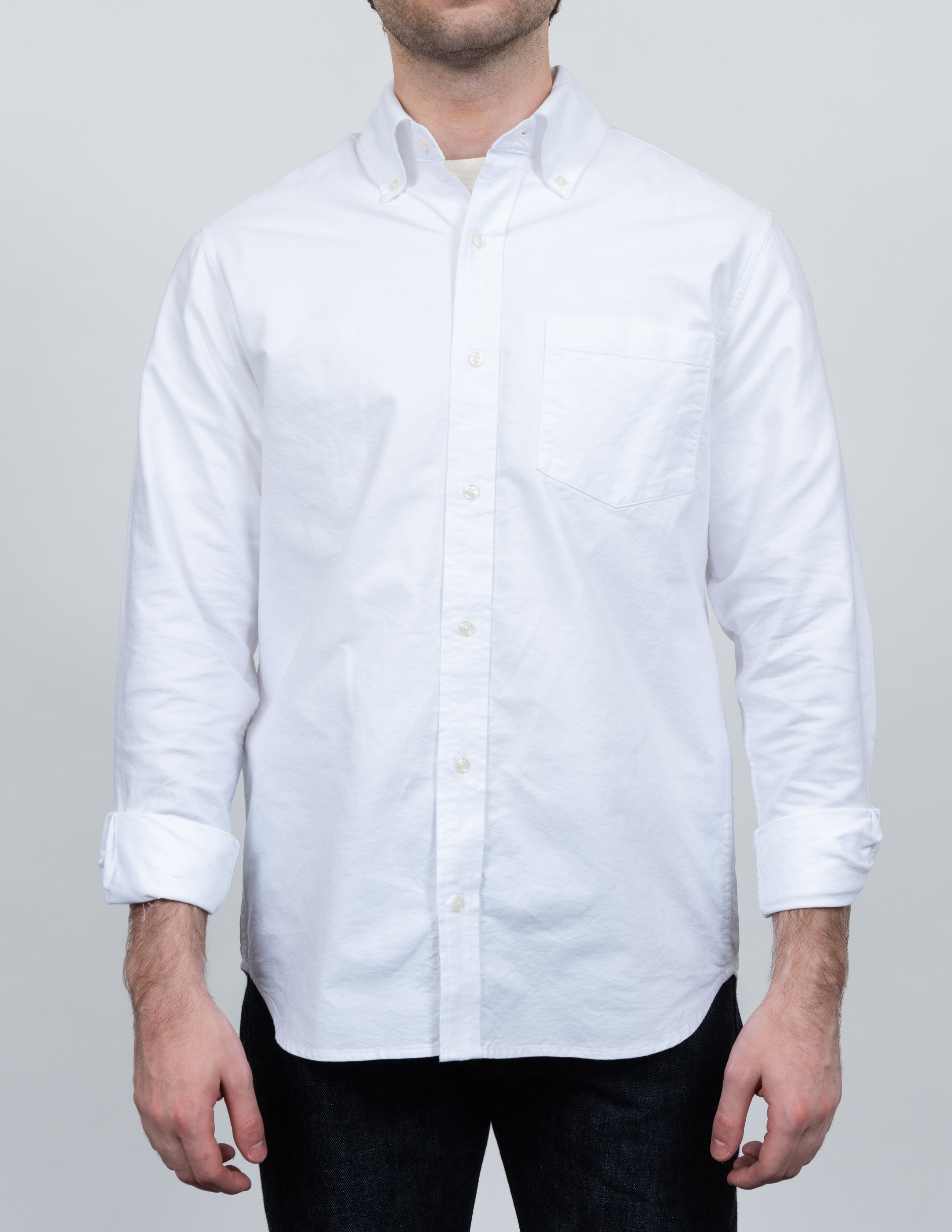 SH2414 - Long Sleeve Cotton Button Down Oxford Shirt – Schott N.Y.C.