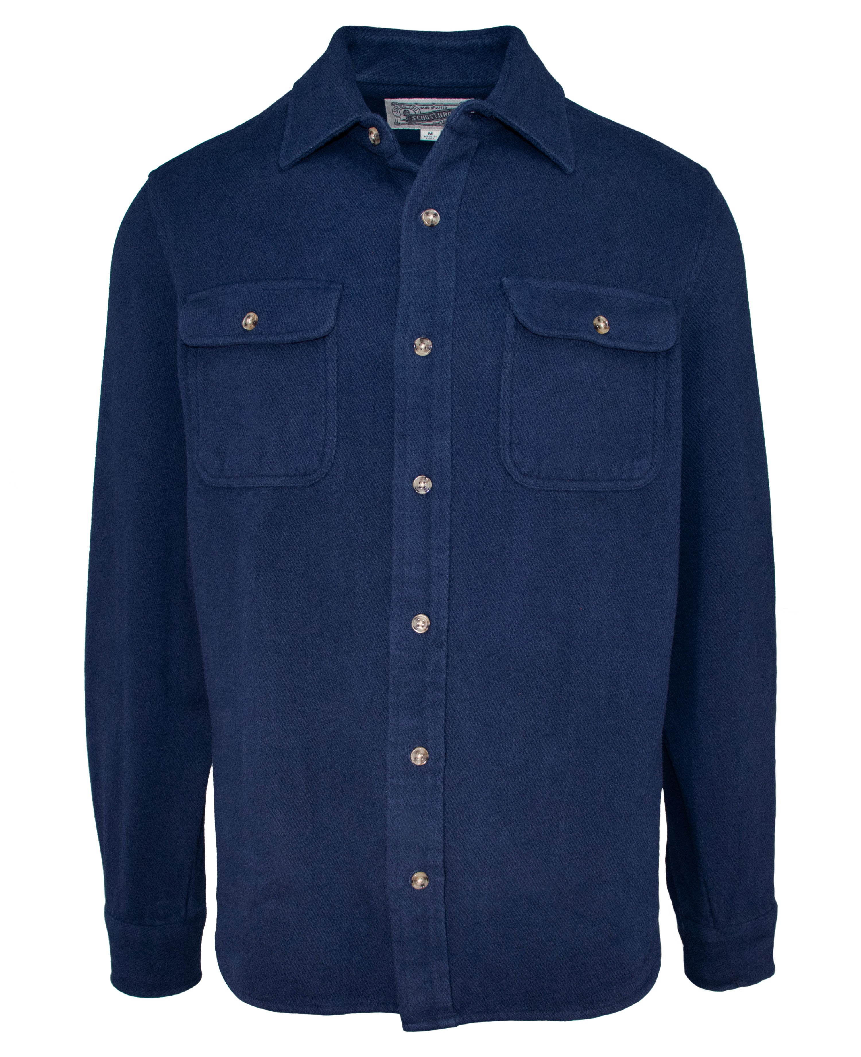 SH2430 - Flannel Work Shirt – Schott N.Y.C. SH2430 - Flannel Work Shirt – Schott N.Y.C.