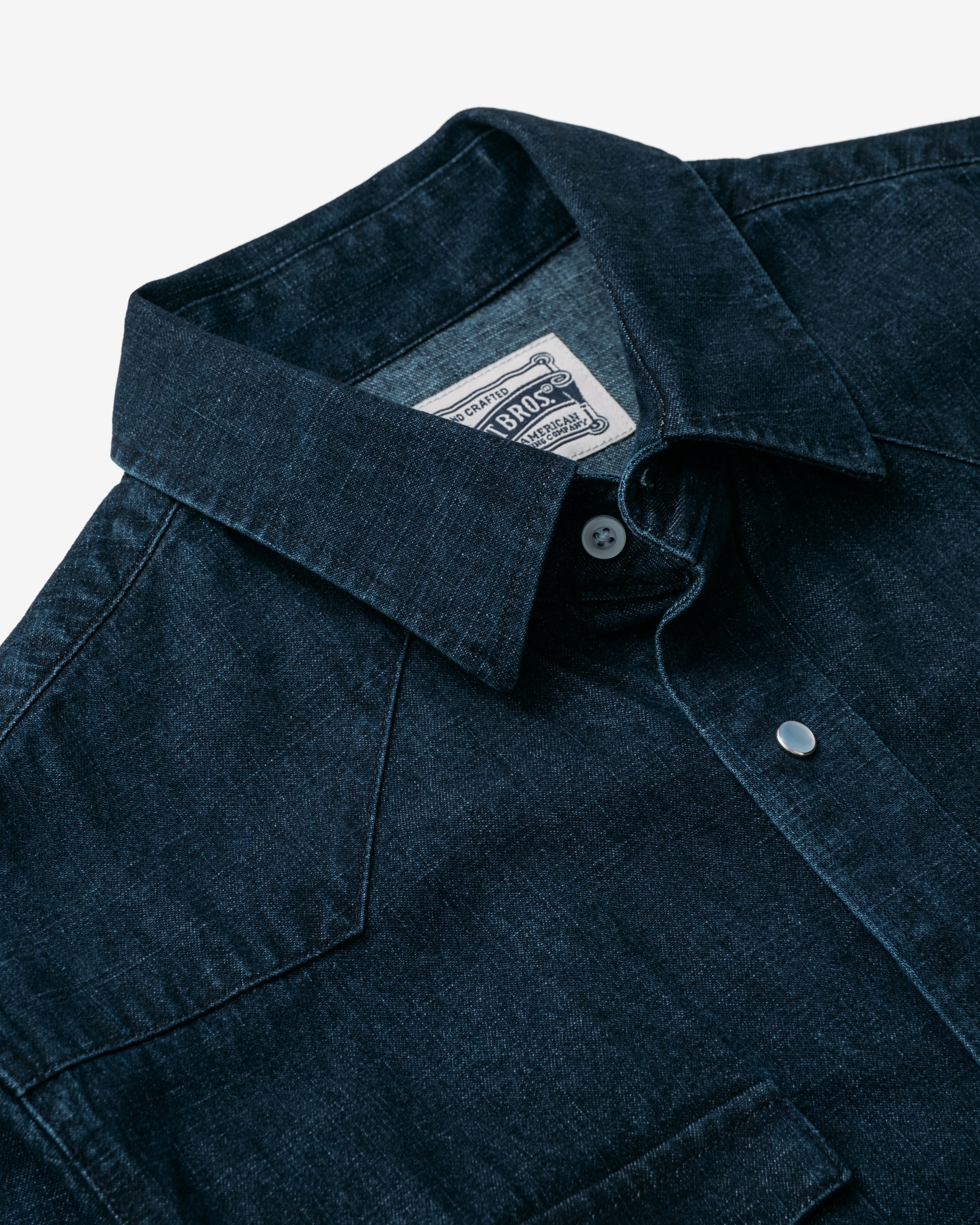 SH2532 - Denim Western Shirt – Schott N.Y.C.