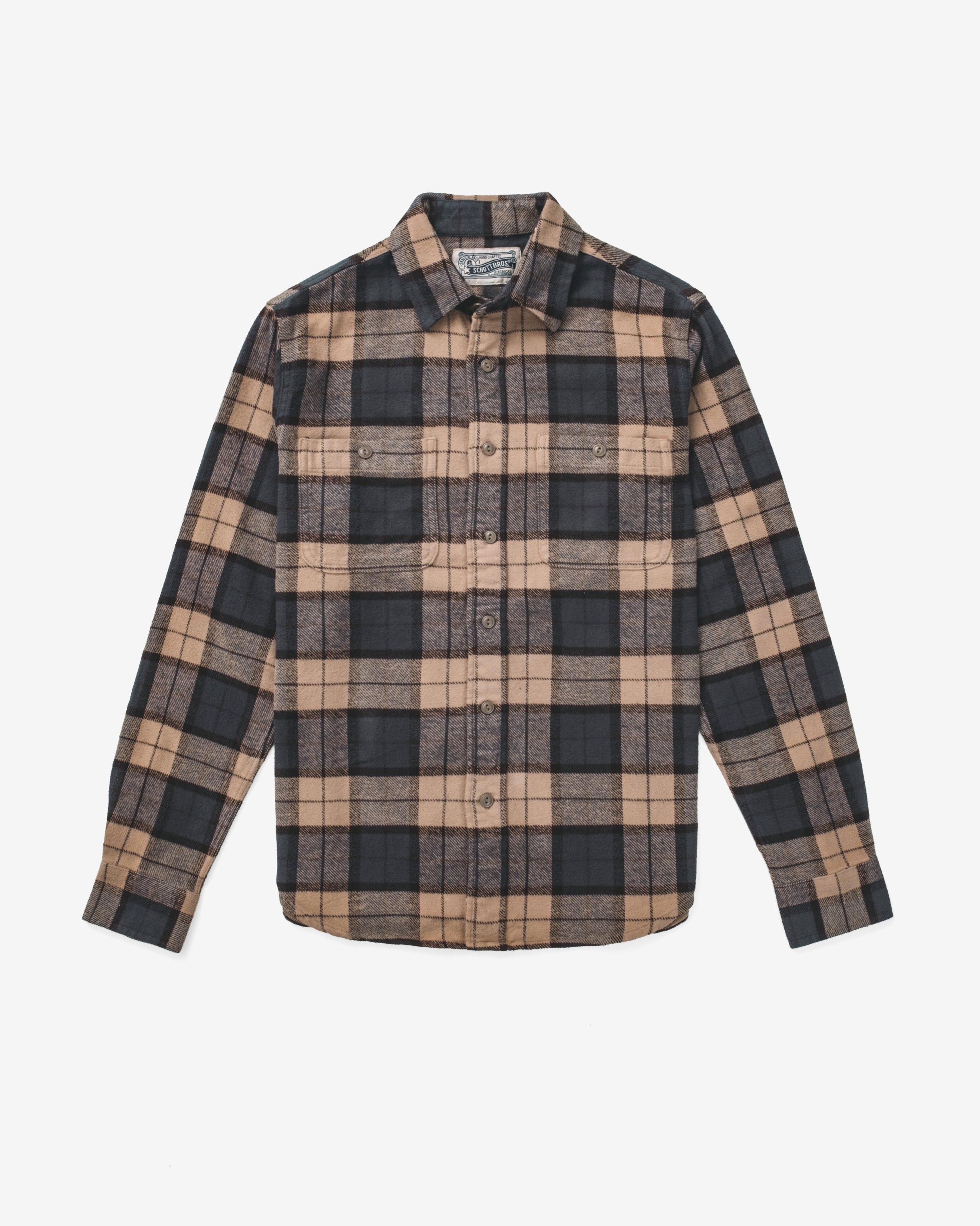 SH2535 - Heavy Flannel Work Shirt – Schott N.Y.C.