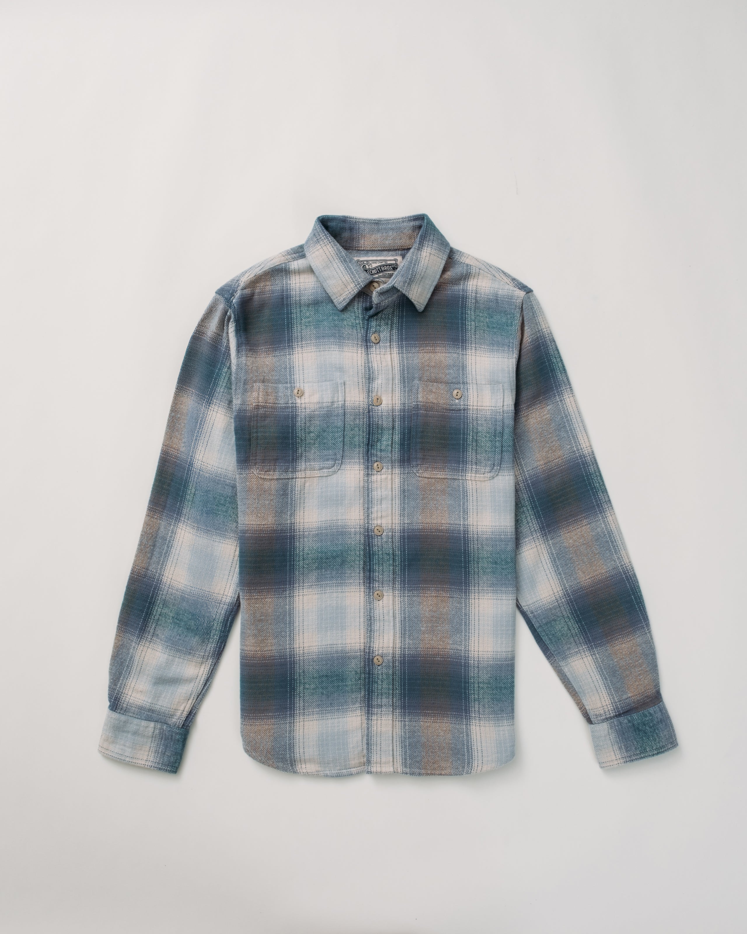 SH2535 - Heavy Flannel Work Shirt – Schott N.Y.C.