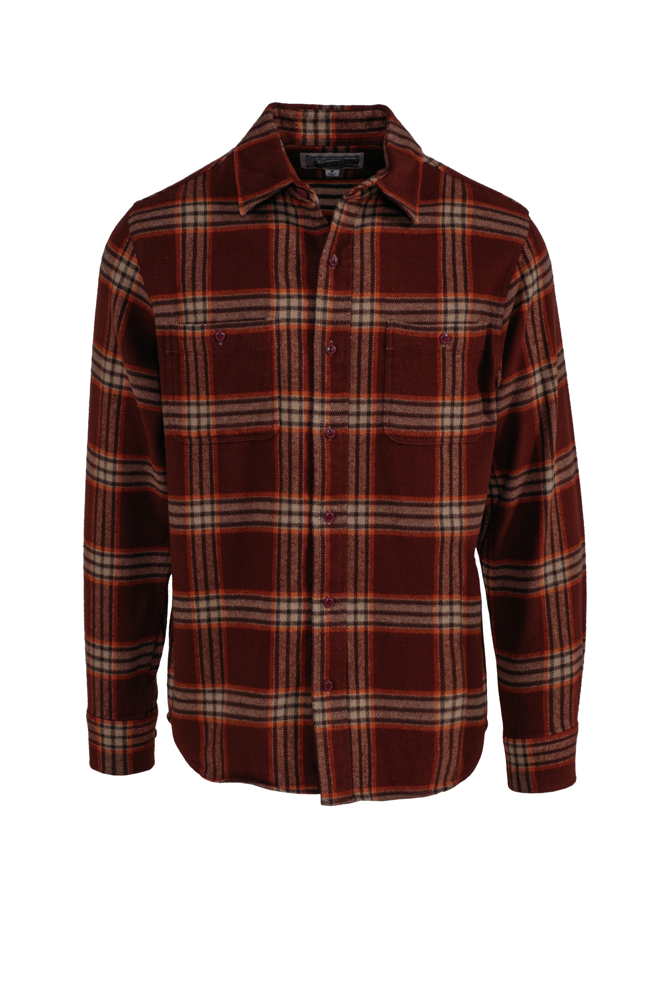 SH2535 - Heavy Flannel Work Shirt – Schott N.Y.C.