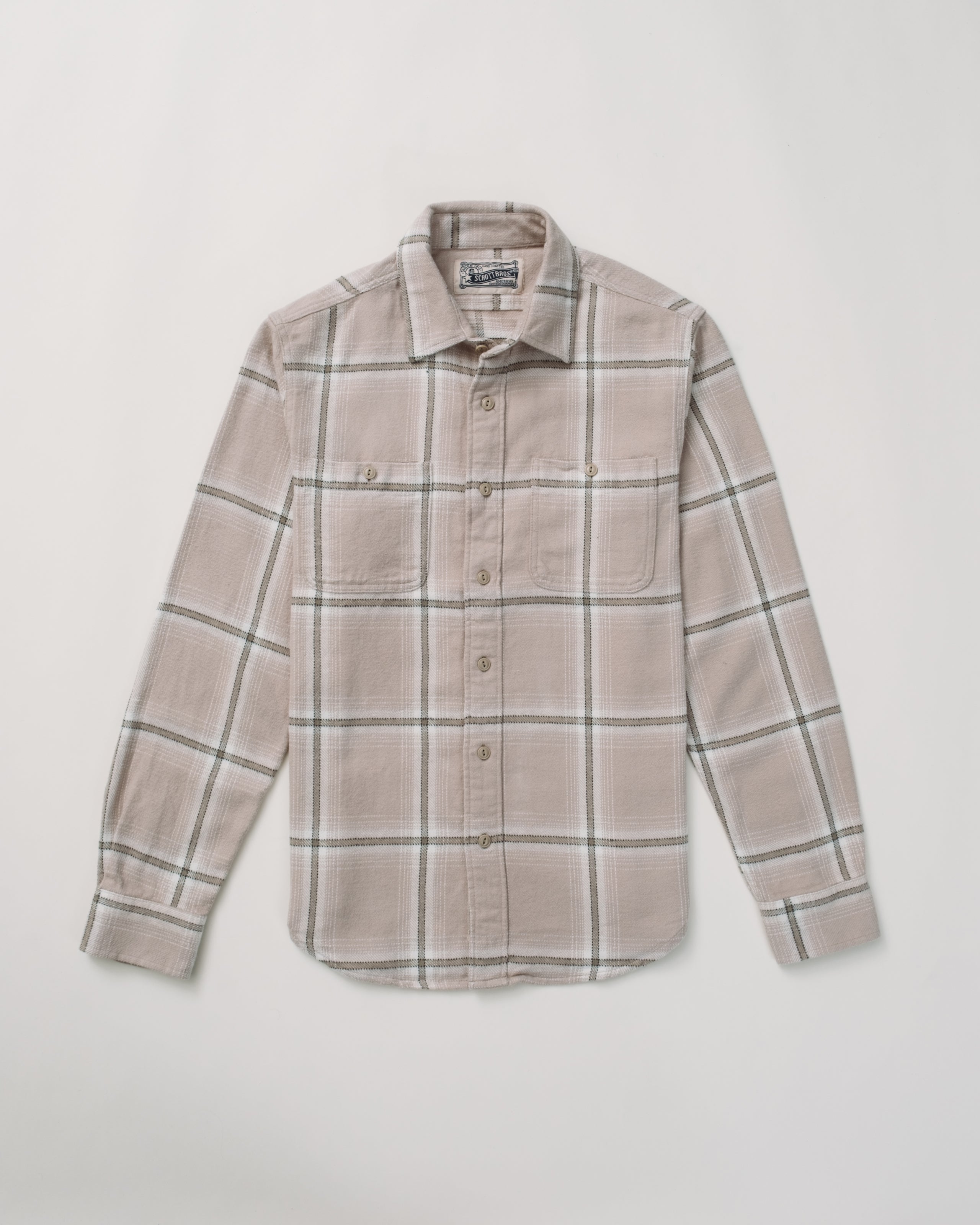 SH2535 - Heavy Flannel Work Shirt – Schott N.Y.C.