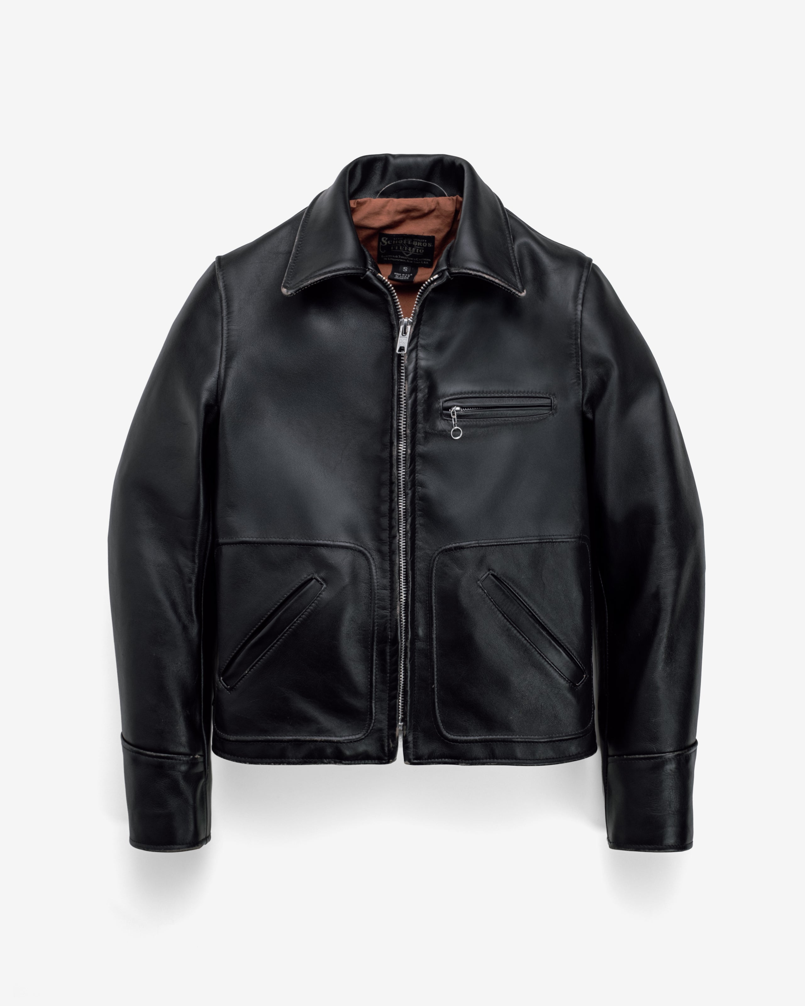 641 | Classic Steerhide Cafe Racer Motorcycle Jacket – Schott N.Y.C.