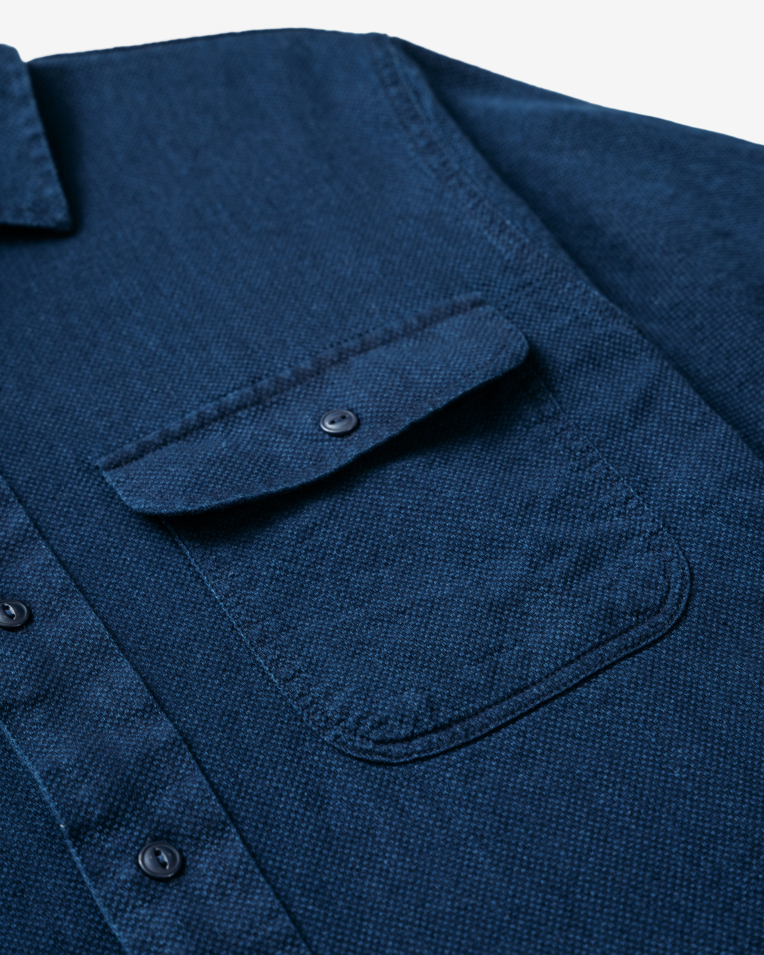 SS2308 - Short Sleeve Indigo Cotton Work Shirt – Schott N.Y.C.