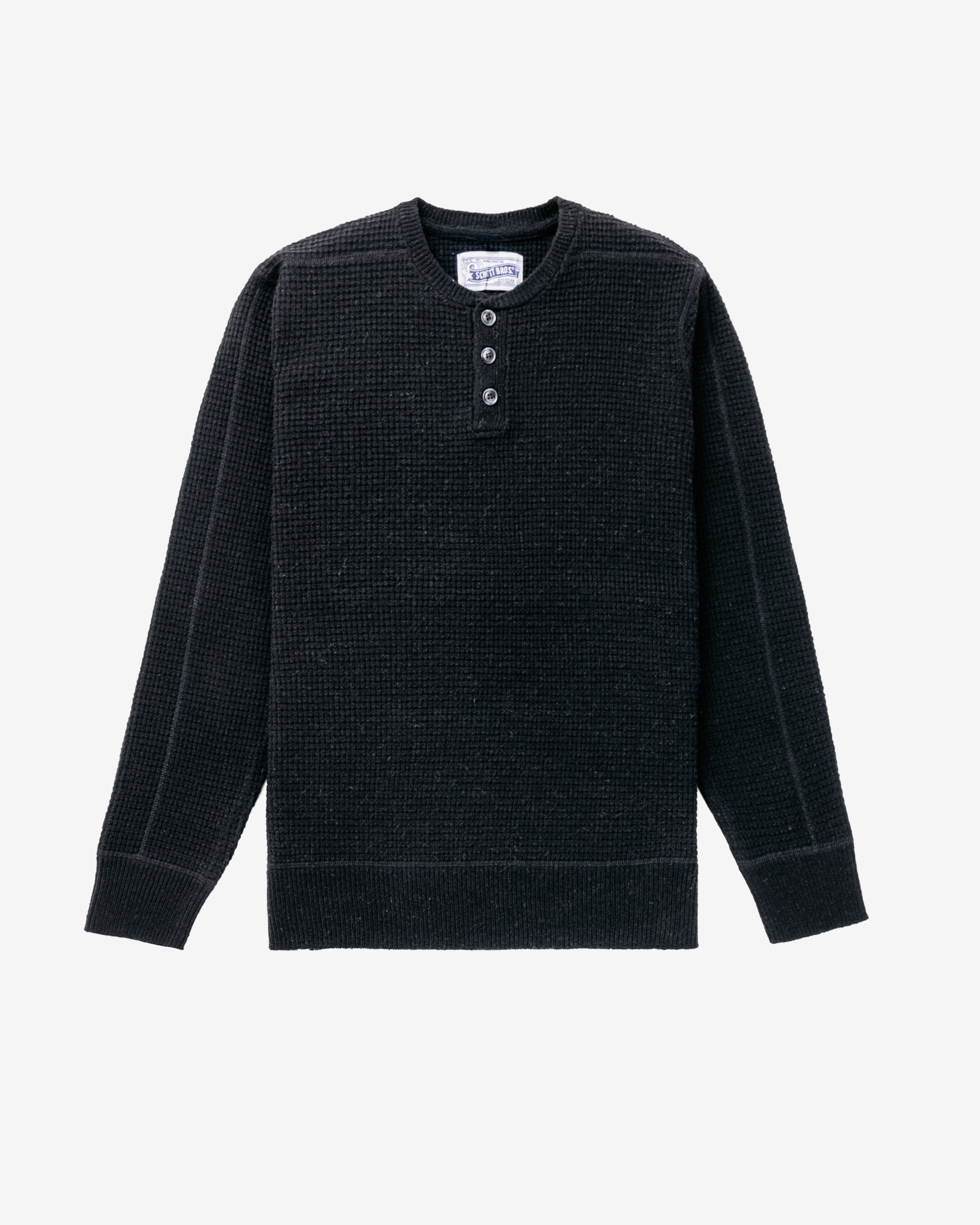 SW1611 - Button Henley Sweater – Schott N.Y.C.