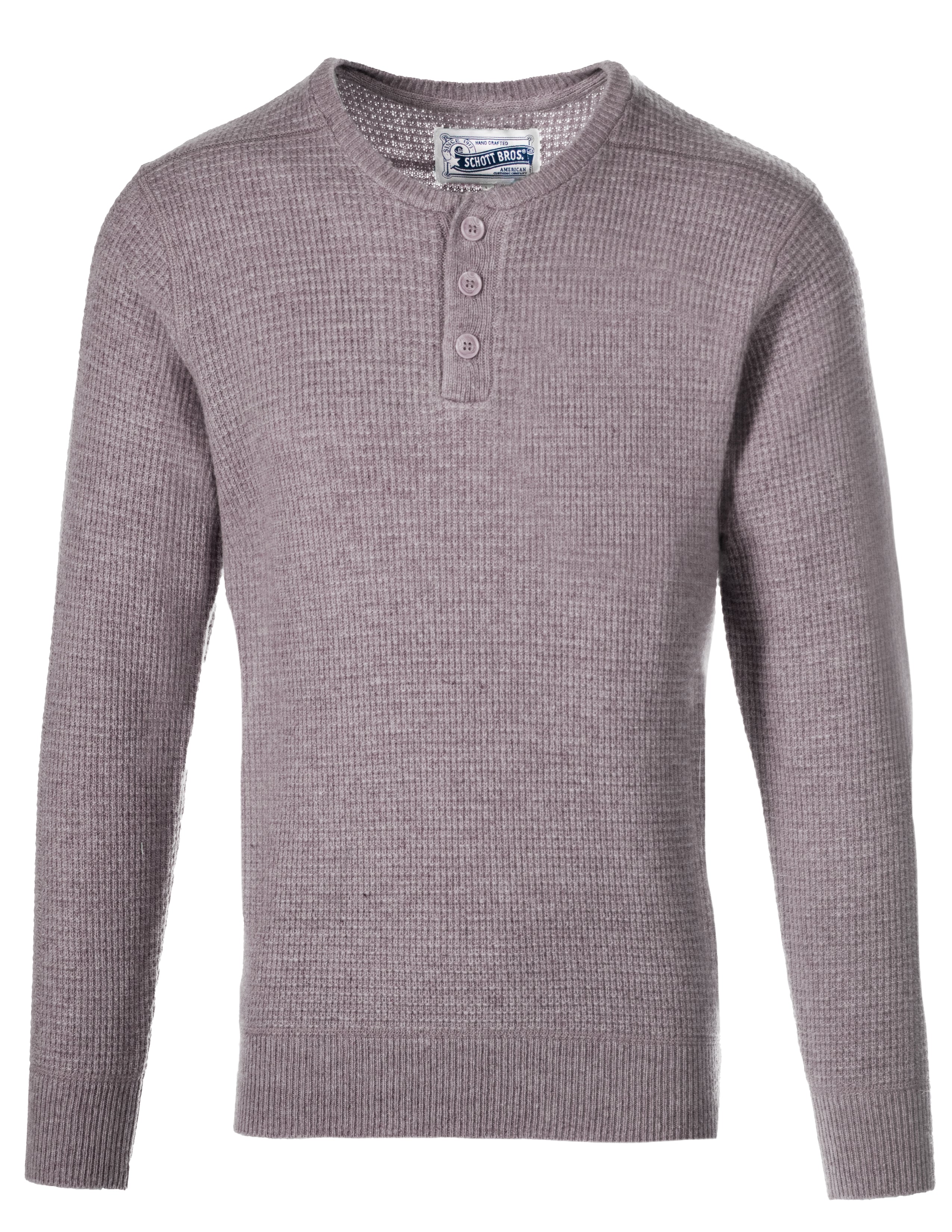 SW1611 - Button Henley Sweater – Schott N.Y.C.