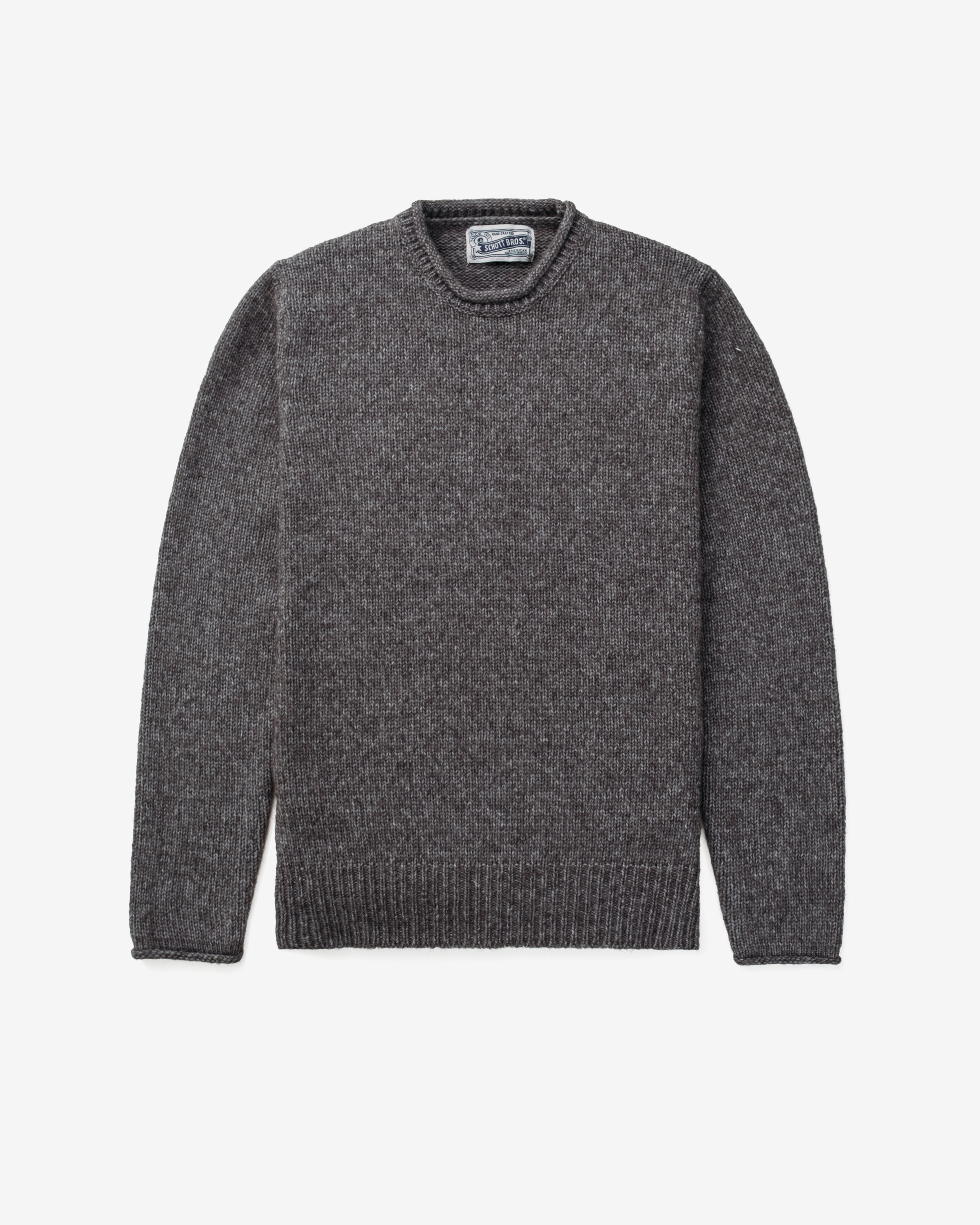 SW1932 - Men's Rolled Edge Tri Blend Sweater – Schott N.Y.C.