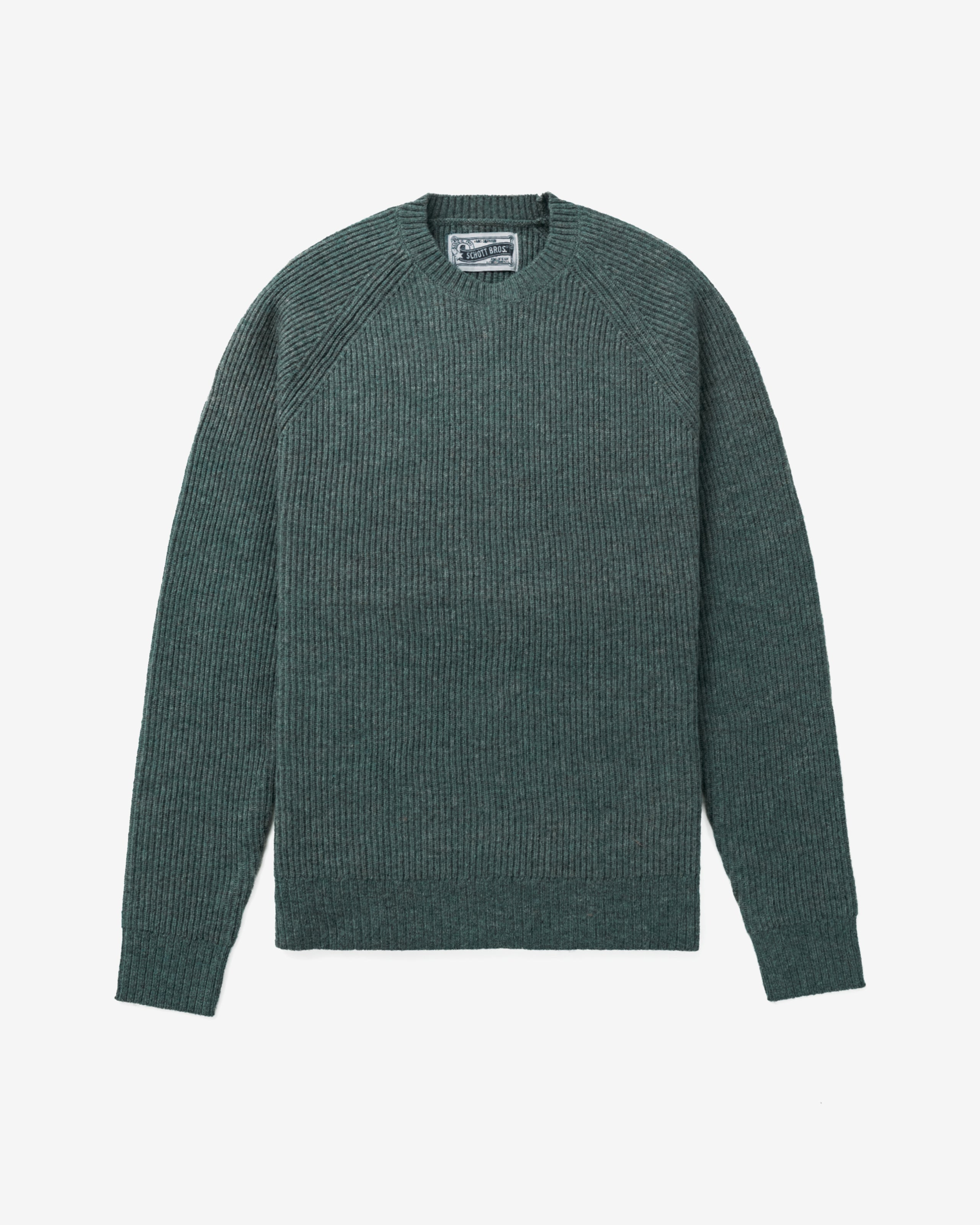 SW1936 - Ribbed Wool Crewneck Sweater – Schott N.Y.C.