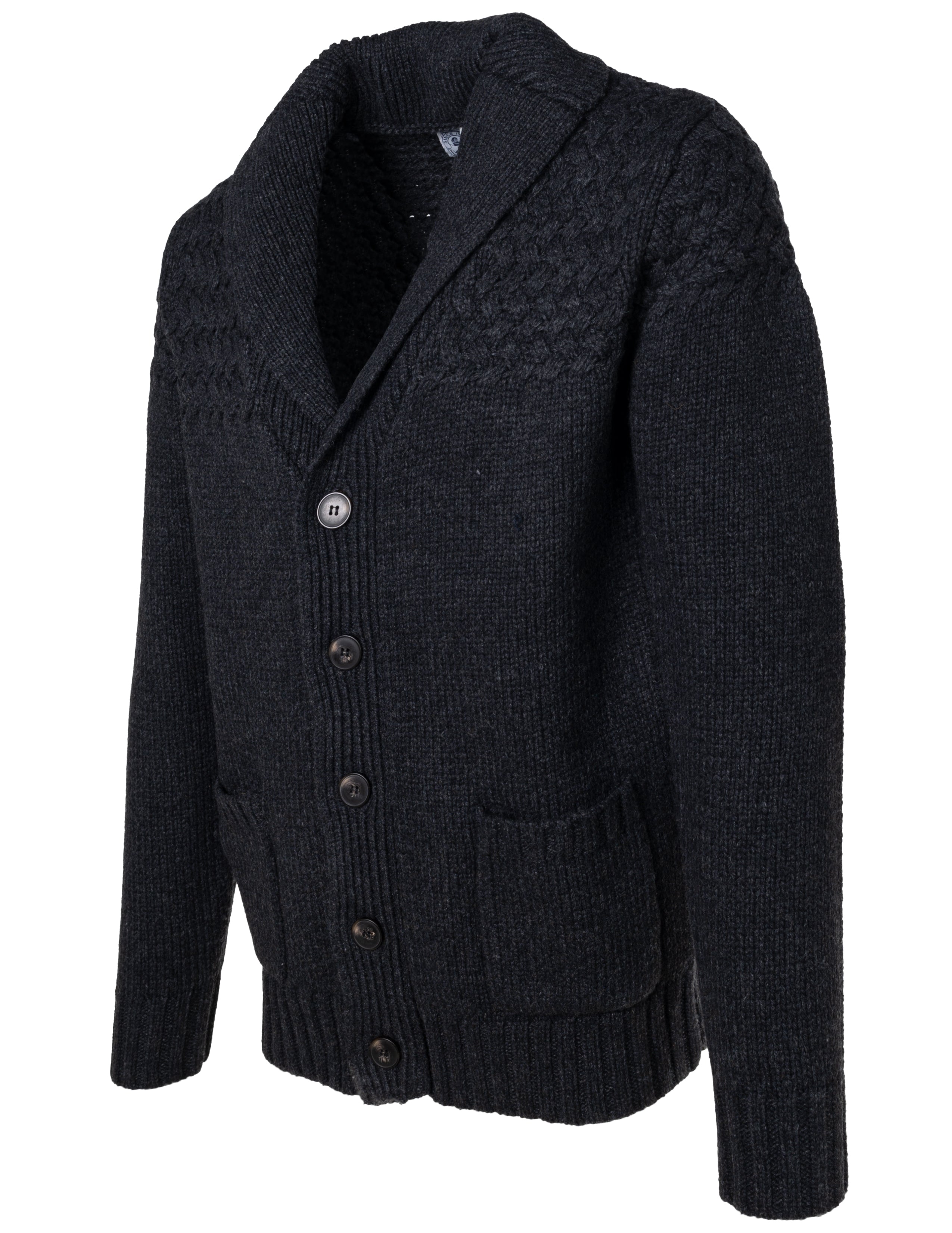 SW2029 - Wool Blend Basketweave Cardigan – Schott N.Y.C. SW2029 - Wool Blend Basketweave Cardigan – Schott N.Y.C.