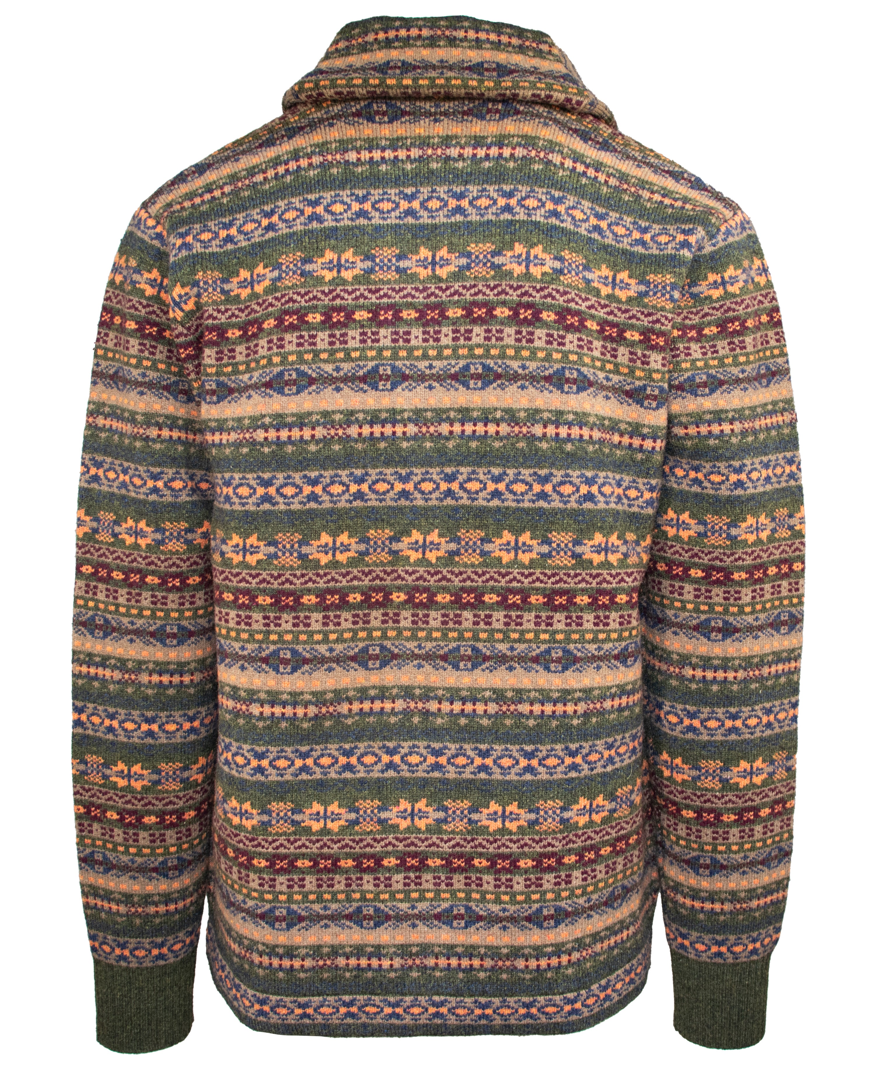 SW2129 - Wool Blend Fair Isle Cardigan – Schott N.Y.C. SW2129 - Wool Blend Fair Isle Cardigan – Schott N.Y.C.