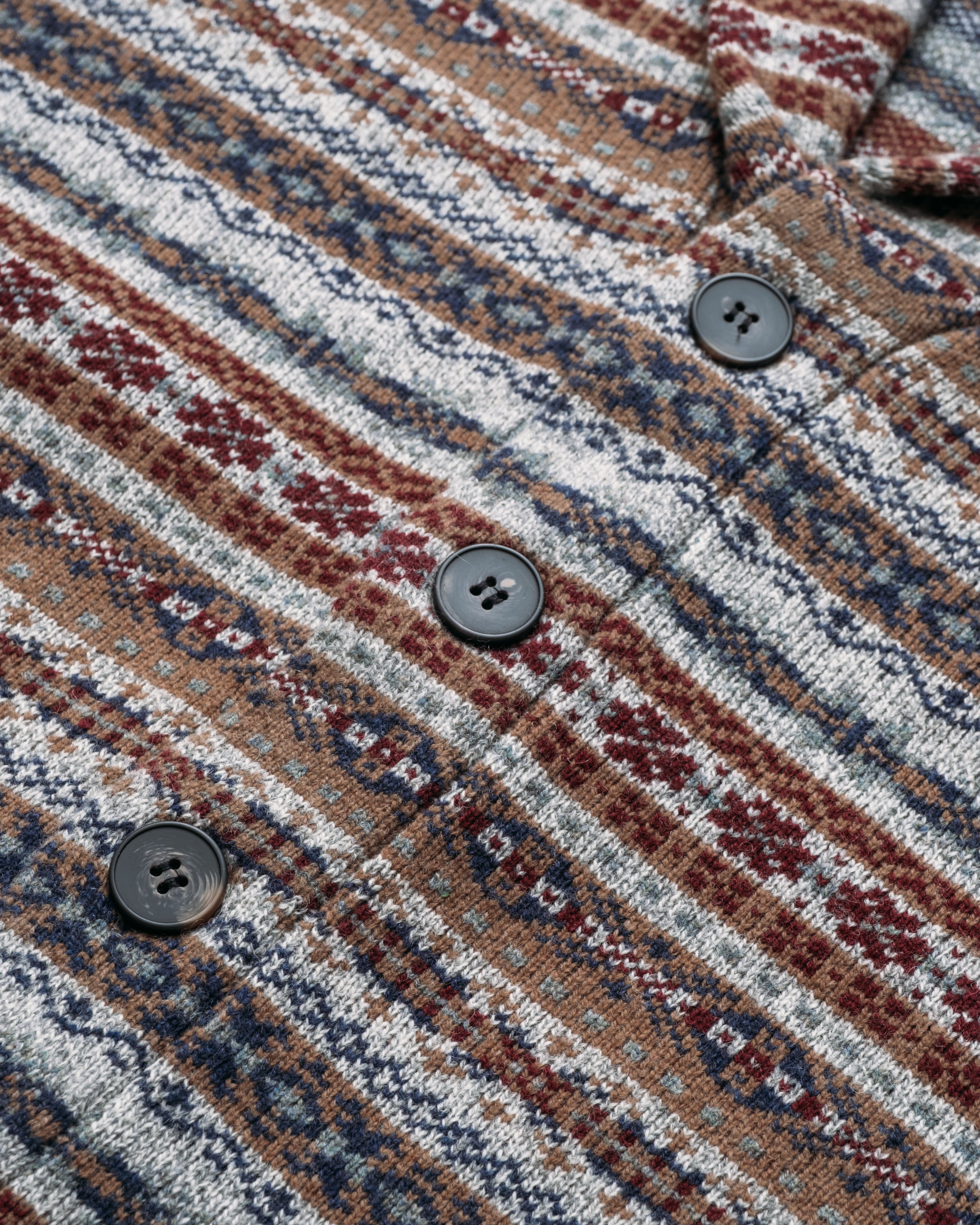 SW2129 - Wool Blend Fair Isle Cardigan – Schott N.Y.C.