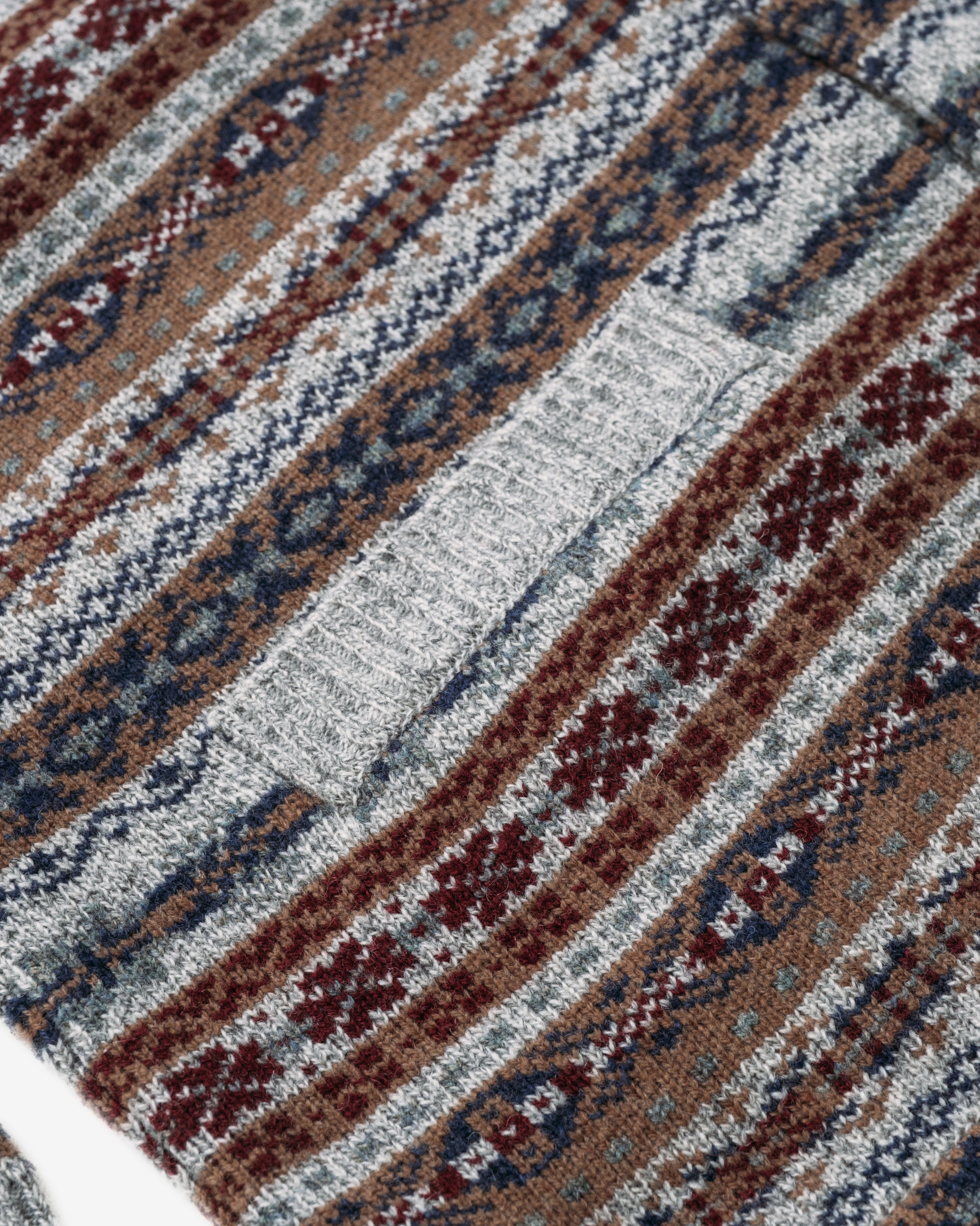 SW2129 - Wool Blend Fair Isle Cardigan – Schott N.Y.C.