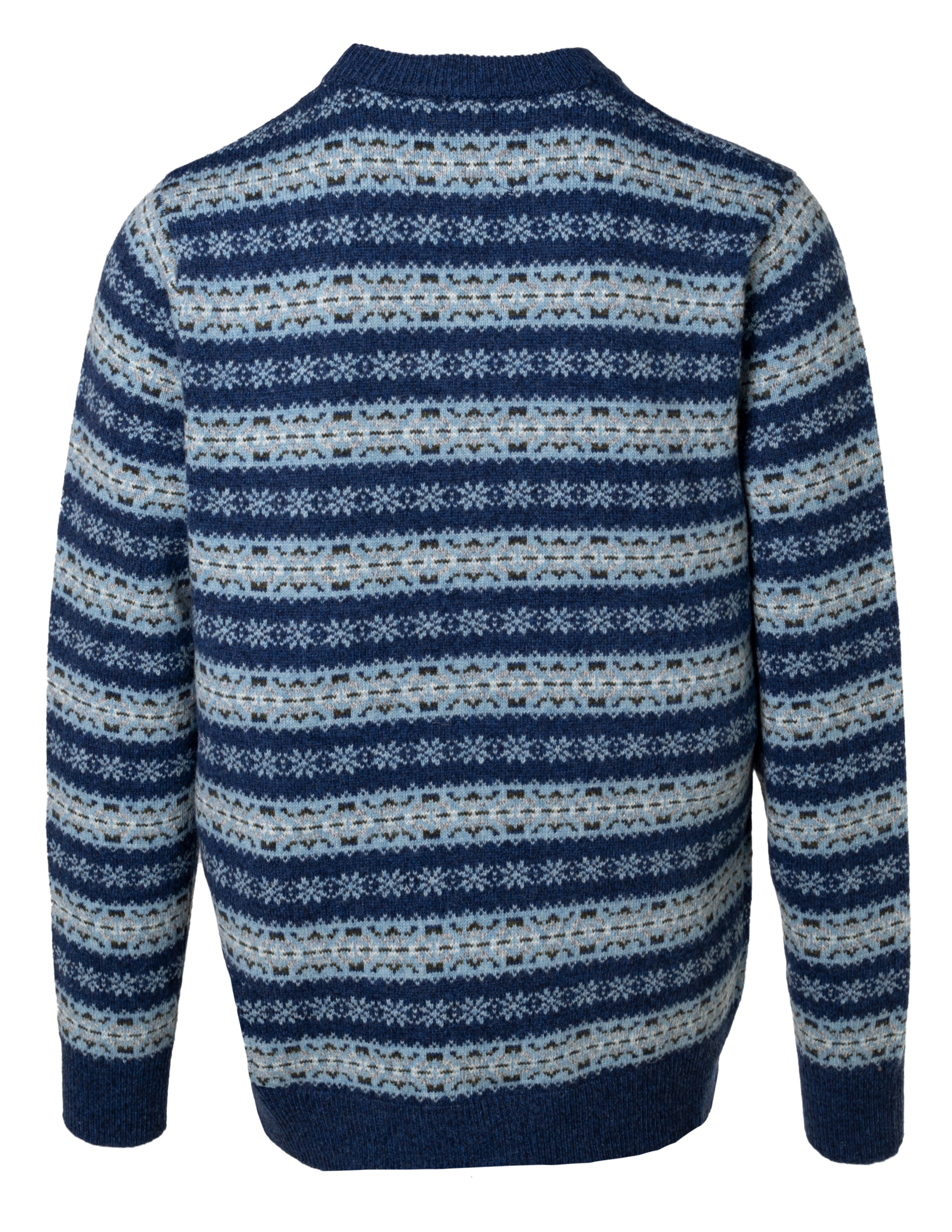 SW2216 - Lightweight Wool Fairisle Crew Neck – Schott N.Y.C.