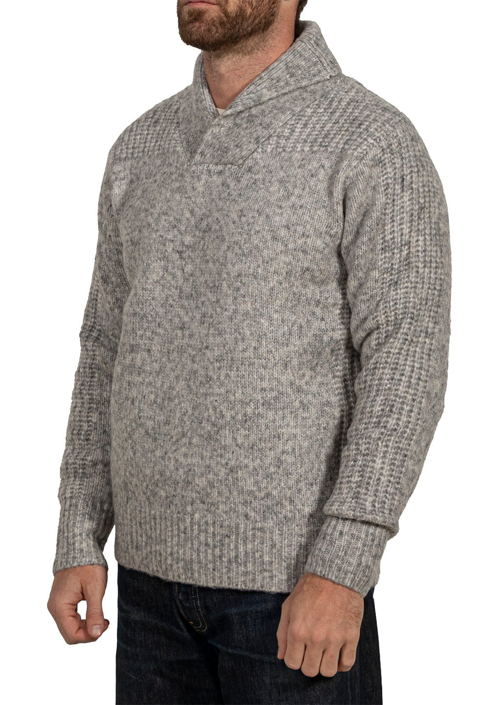 SW2231 - Midweight Tri Blend Shawl Collar Sweater – Schott N.Y.C.